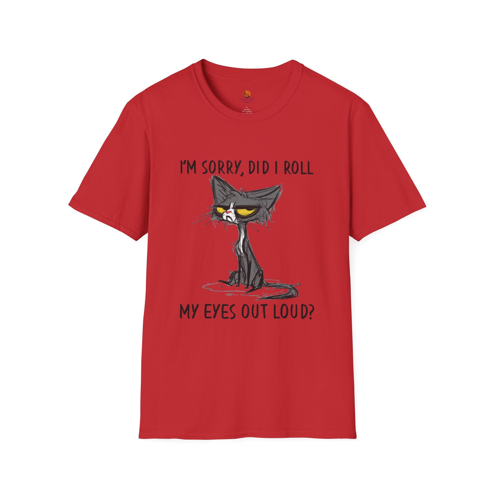 T-Shirt — "I'm Sorry, Did I Roll My Eyes Out Loud?" Grumpy Cat Graphic Tee
