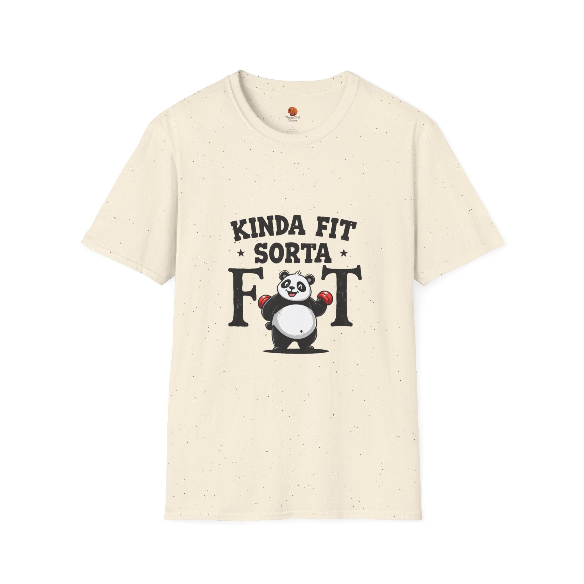 Panda 'Kinda Fit, Sorta Fat' T-Shirt Unisex