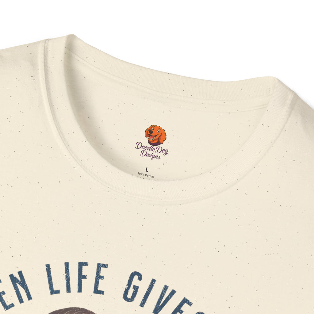 T-Shirt — “When Life Gives You Cucumbers” Vintage Retro Kitchen Tee