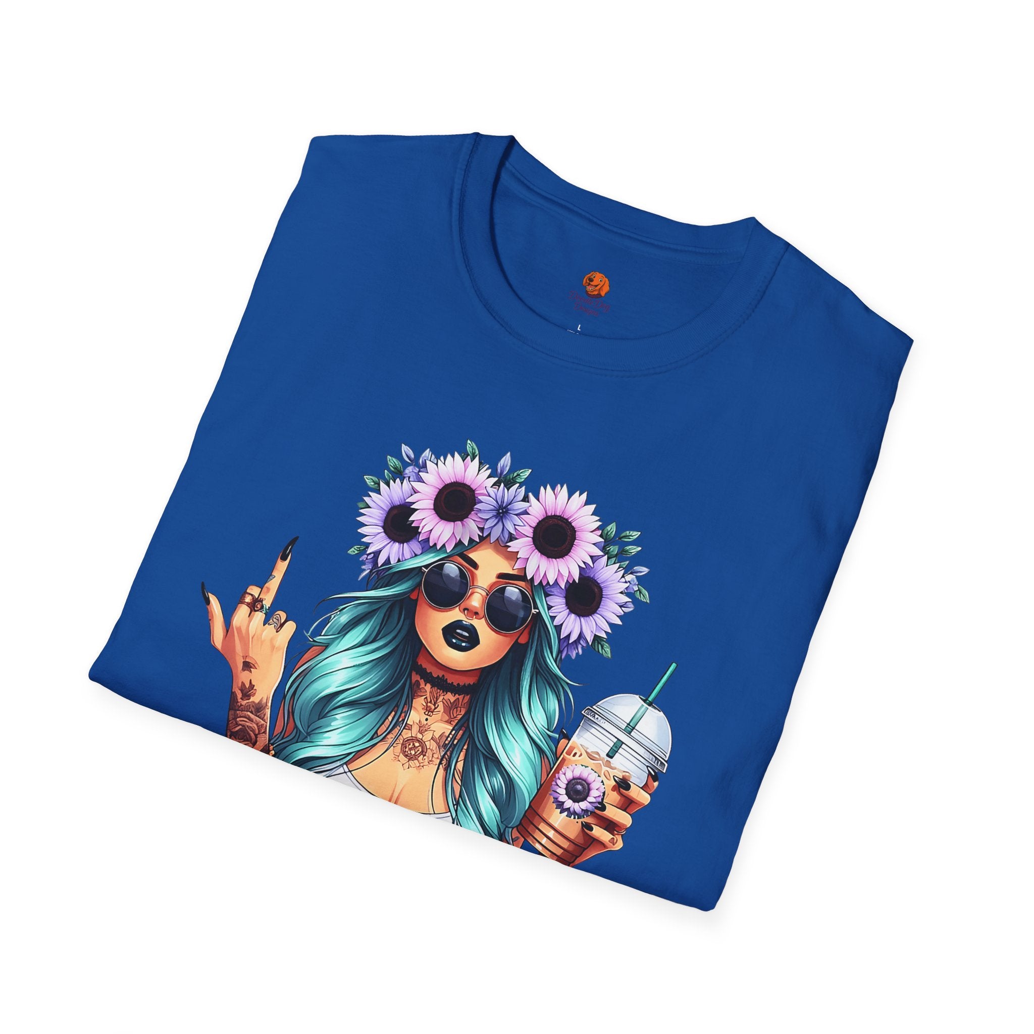 Girl Sunflower Crown T-Shirt