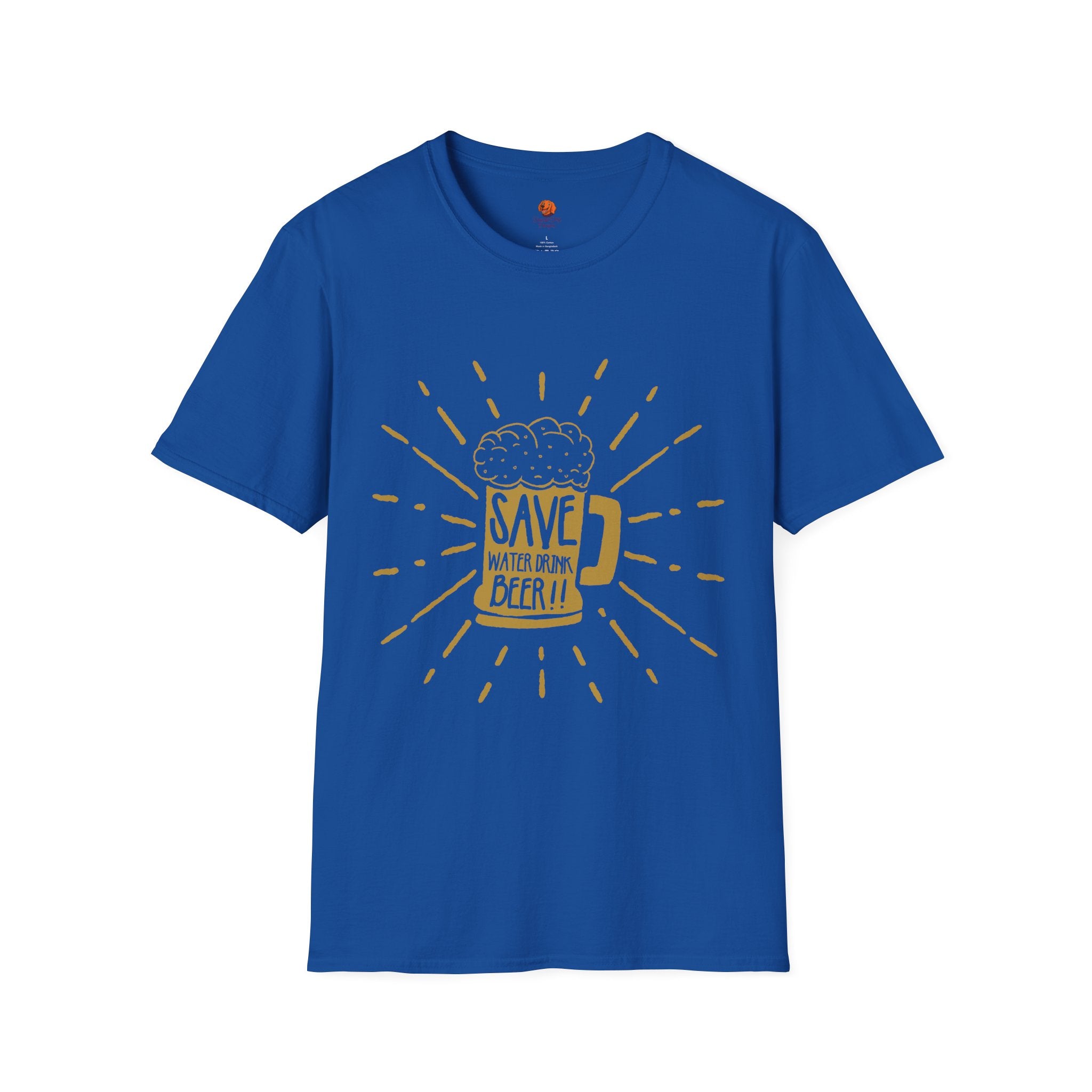Save Water, Drink Beer T-Shirt — Funny Beer Mug Graphic Tee for Beer Lovers