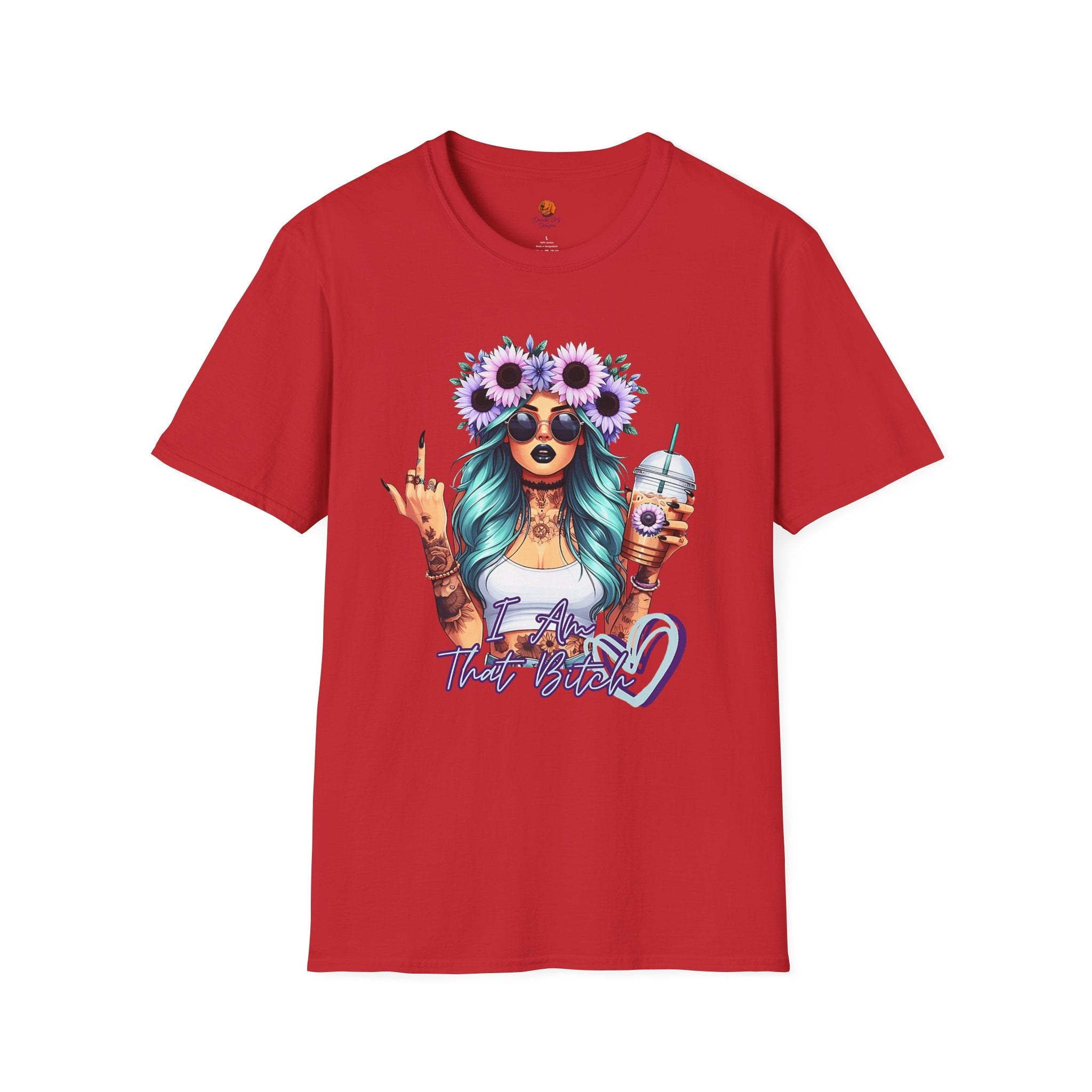 Girl Sunflower Crown T-Shirt