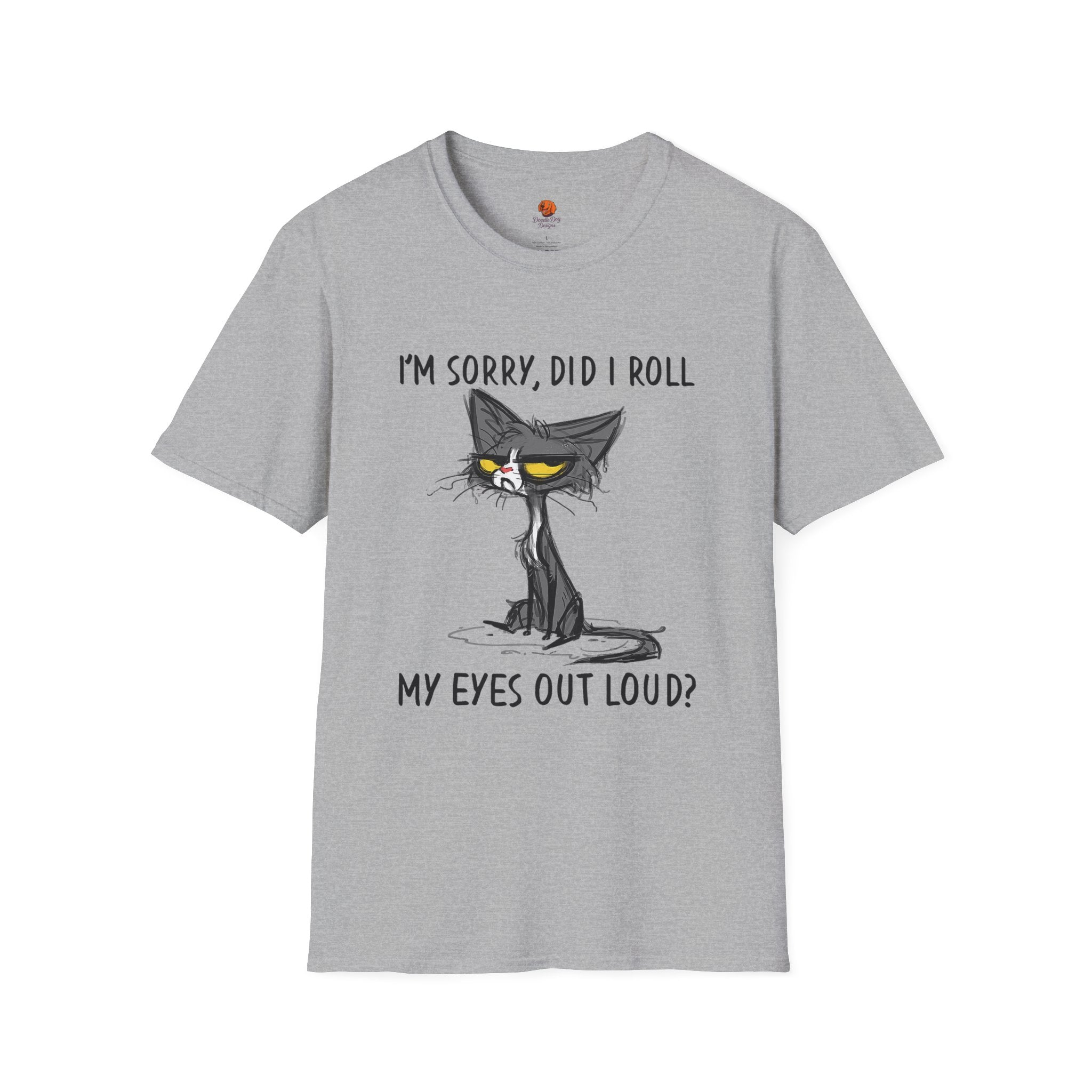 T-Shirt — "I'm Sorry, Did I Roll My Eyes Out Loud?" Grumpy Cat Graphic Tee