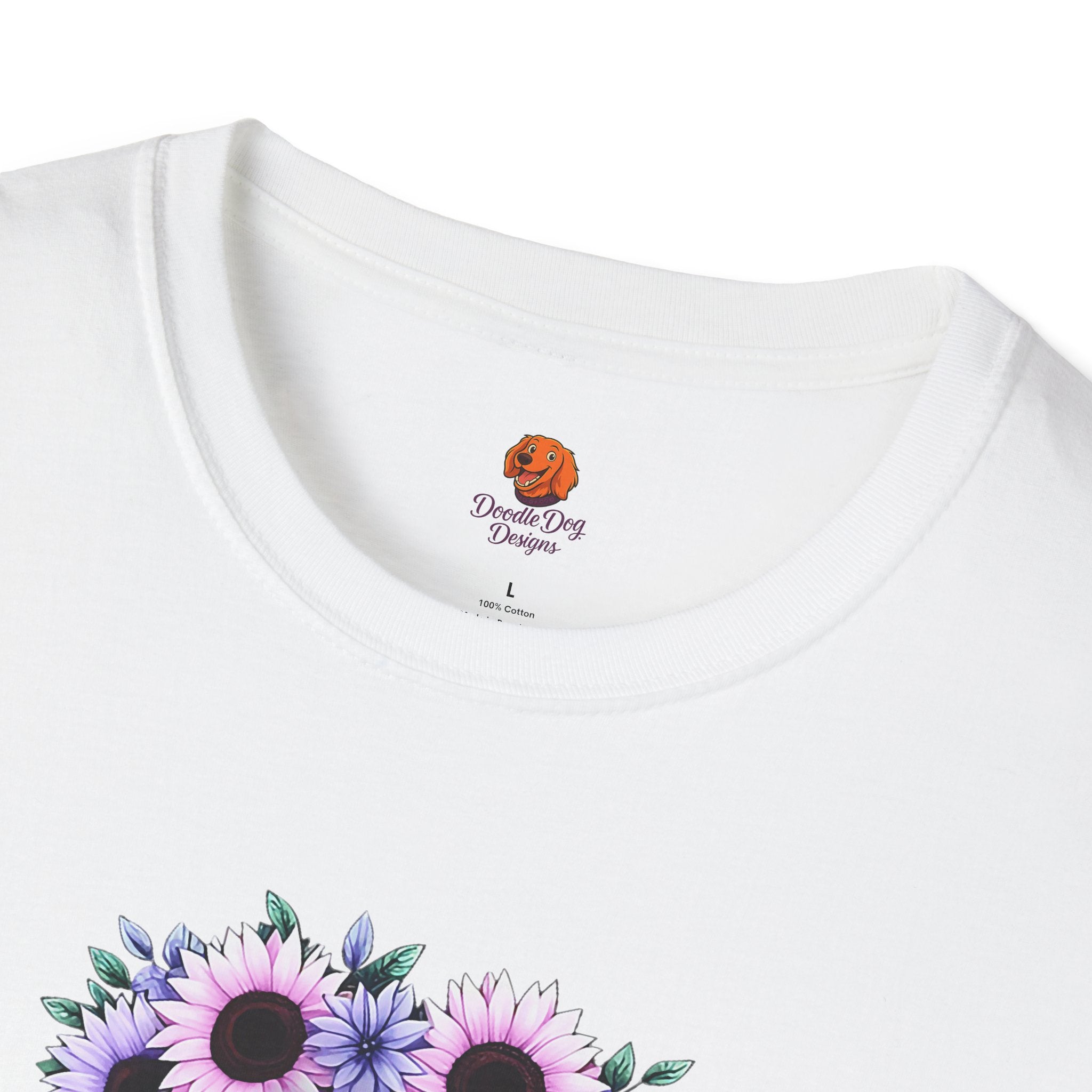 Girl Sunflower Crown T-Shirt