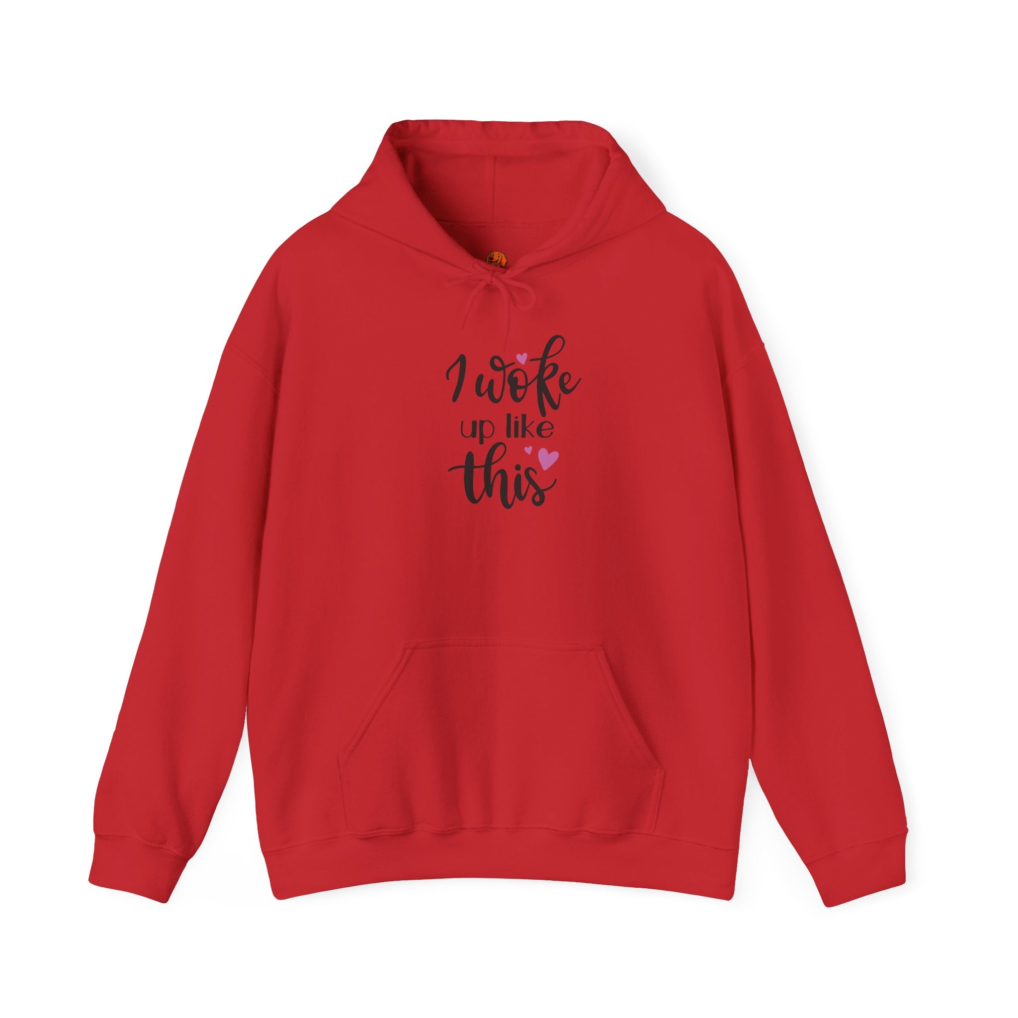 'I Woke Up Like This' Hoodie - Cute Feminine Graphic Pullover