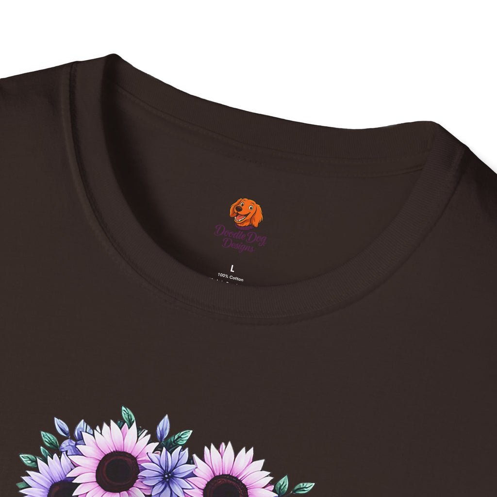 Girl Sunflower Crown T-Shirt