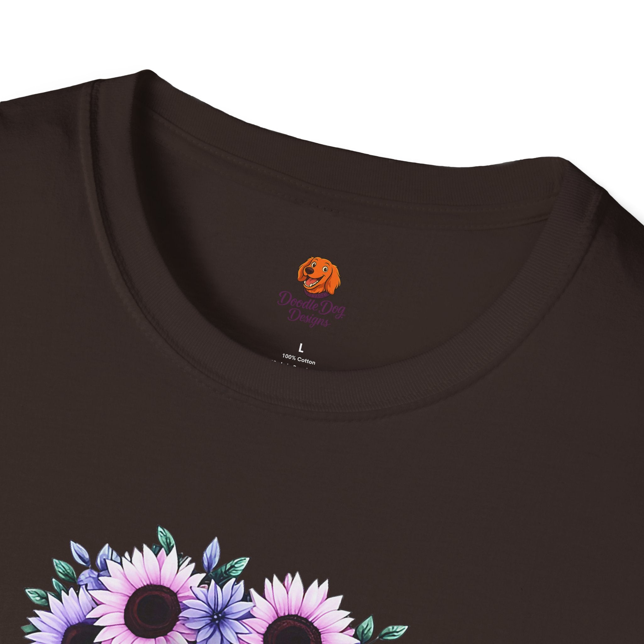 Girl Sunflower Crown T-Shirt