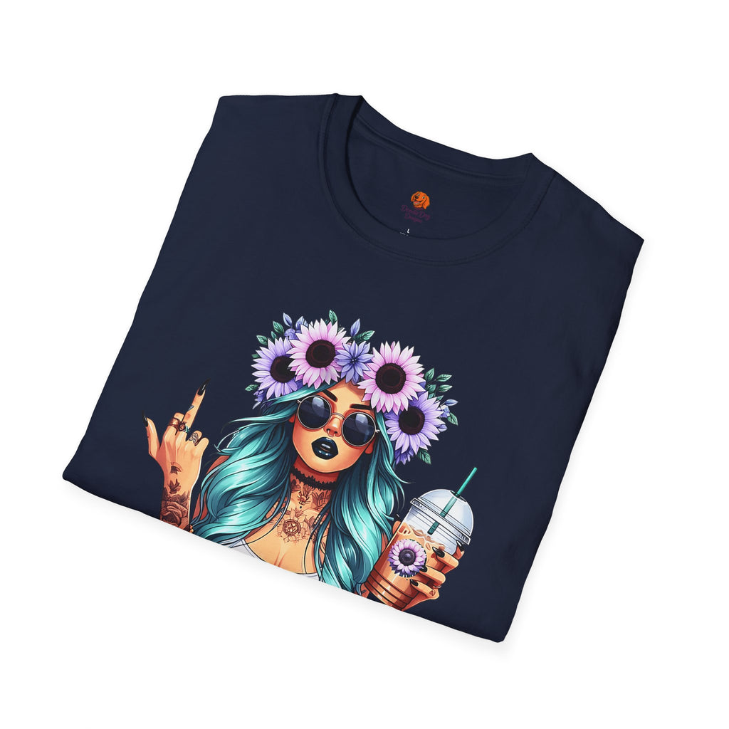 Girl Sunflower Crown T-Shirt