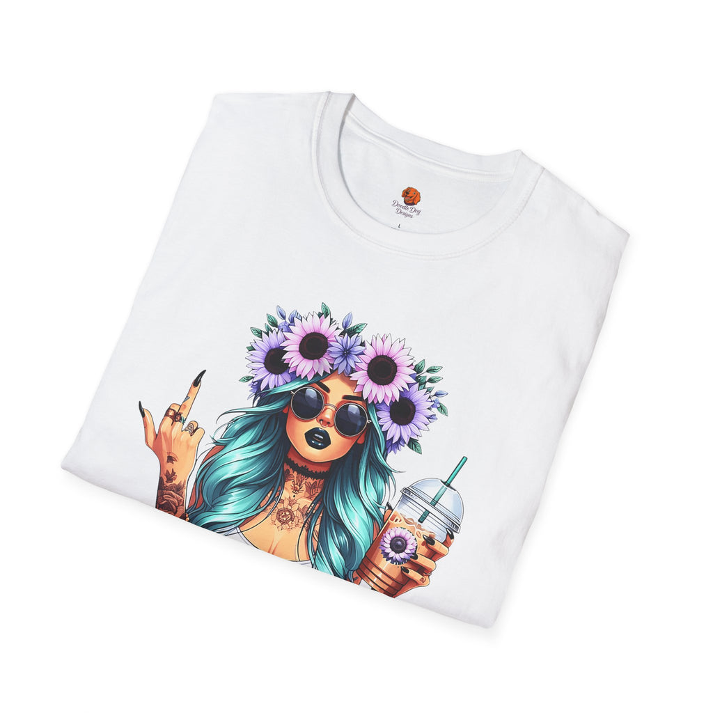 Girl Sunflower Crown T-Shirt