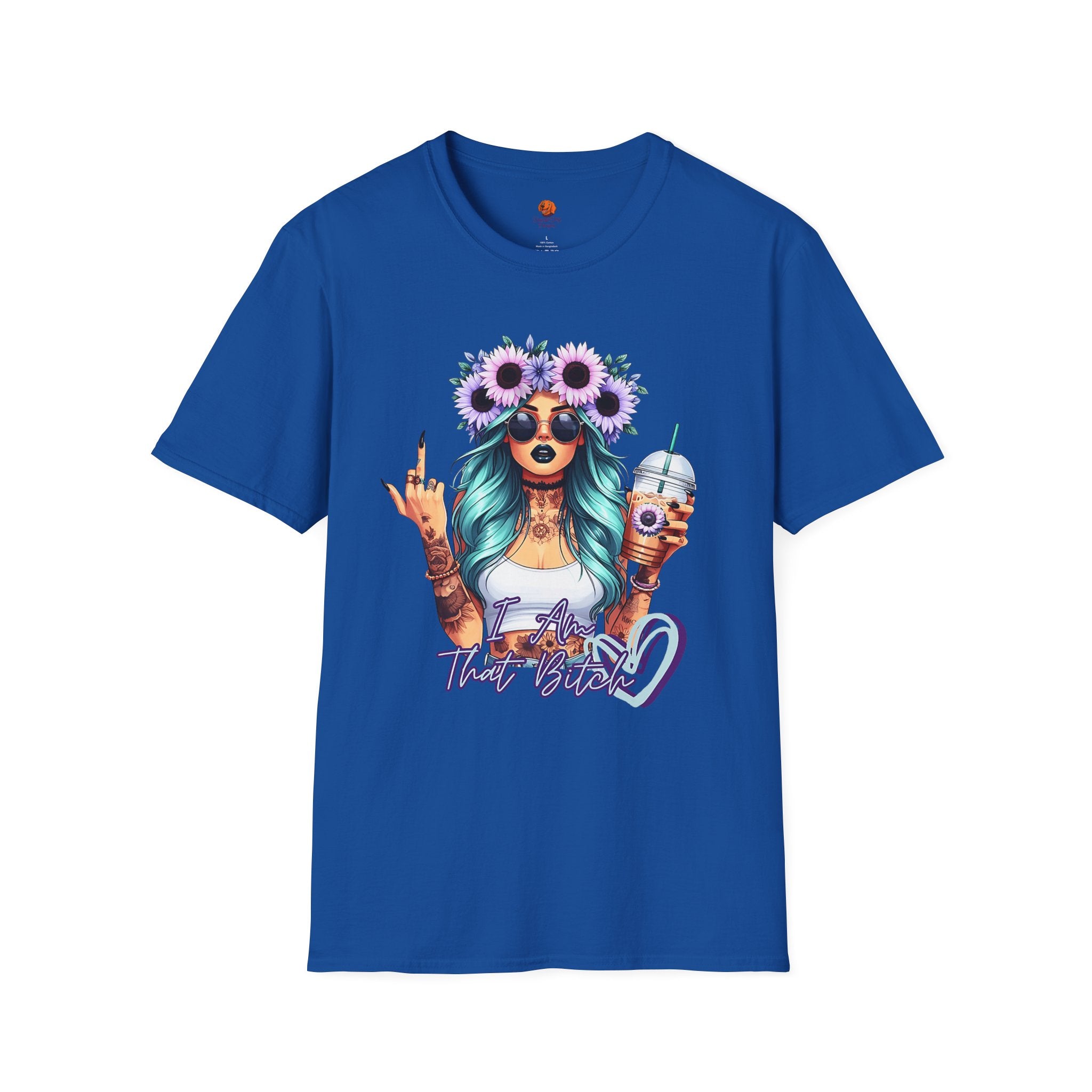 Girl Sunflower Crown T-Shirt
