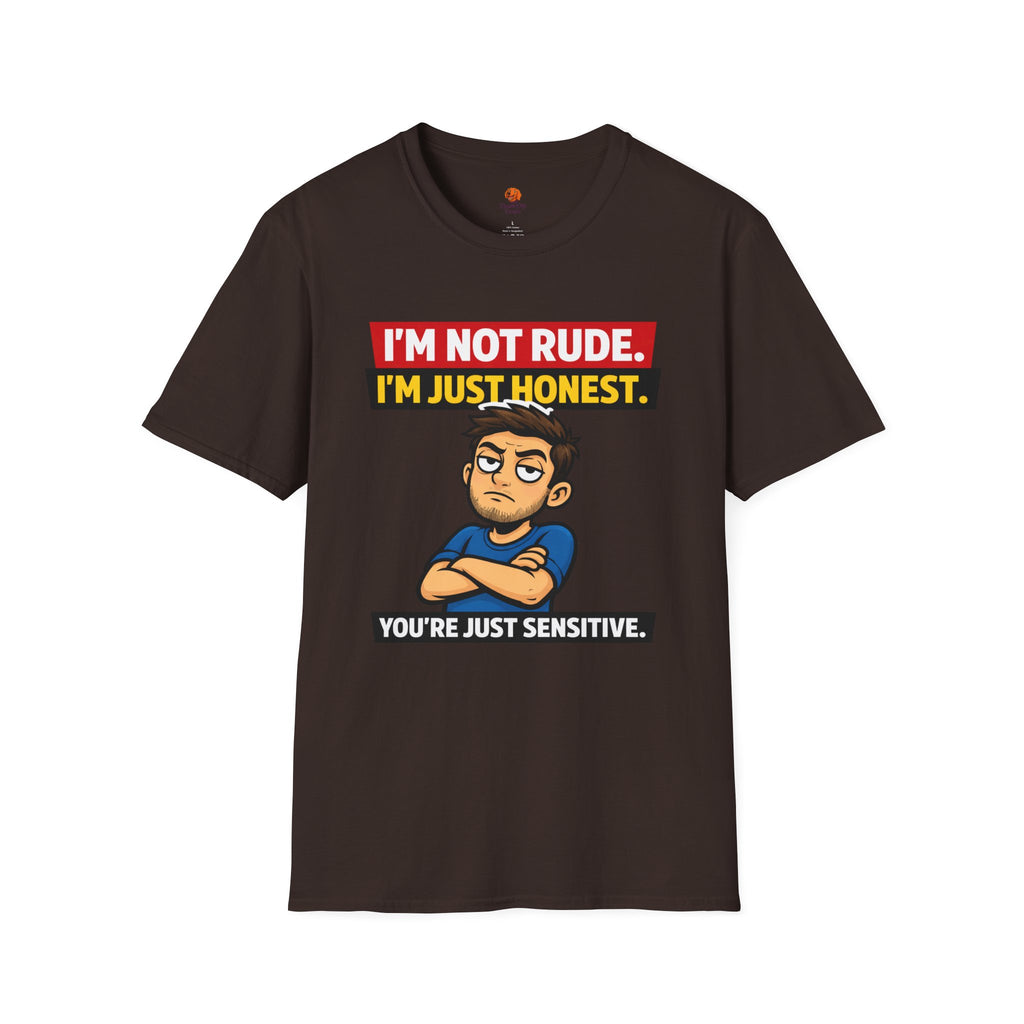 Funny 'I'm Not Rude, I'm Just Honest' Graphic T-Shirt