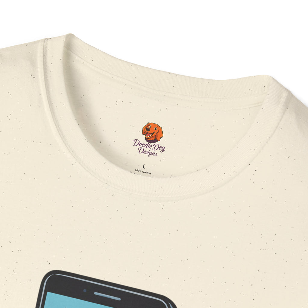 Phone Emoji T-Shirt — "You've Unlocked Me 37 Times Today" Funny Tech Tee
