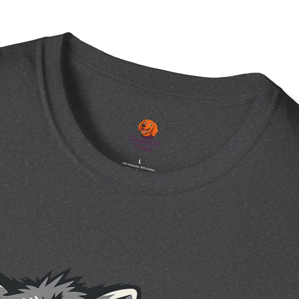 Raccoon Morning Coffee T-Shirt — Cute Lazy Animal Tee