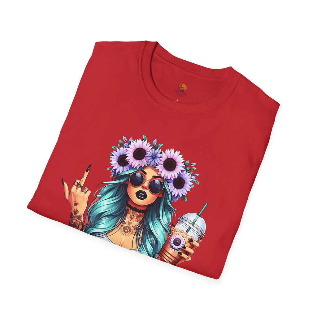 Girl Sunflower Crown T-Shirt