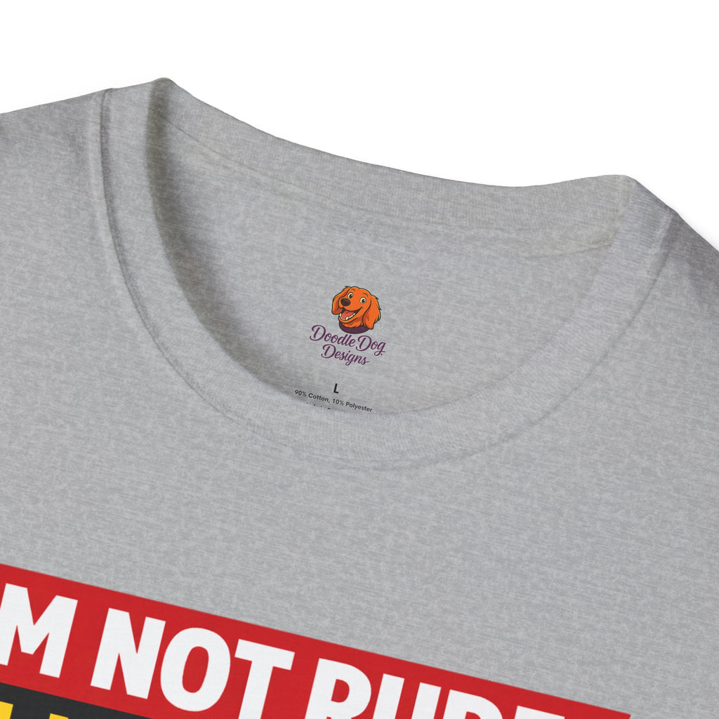 Funny 'I'm Not Rude, I'm Just Honest' Graphic T-Shirt
