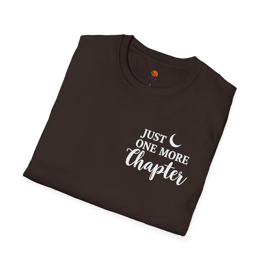 Just One More Chapter T-Shirt — Reading Book Lover Graphic Tee