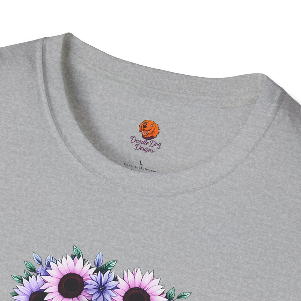 Girl Sunflower Crown T-Shirt