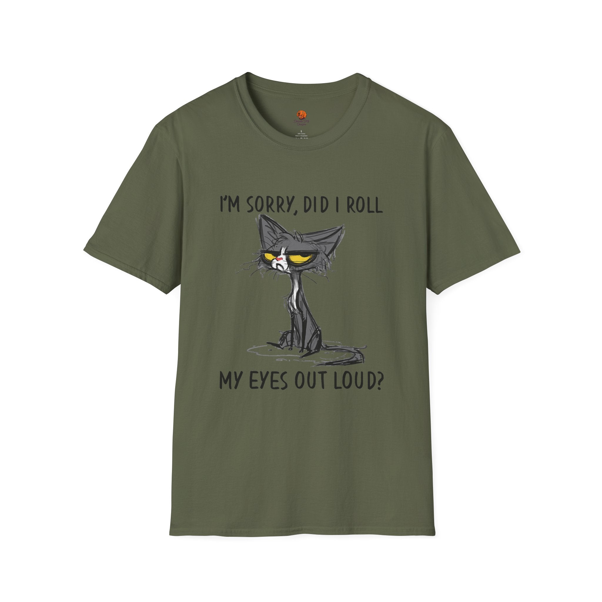 T-Shirt — "I'm Sorry, Did I Roll My Eyes Out Loud?" Grumpy Cat Graphic Tee