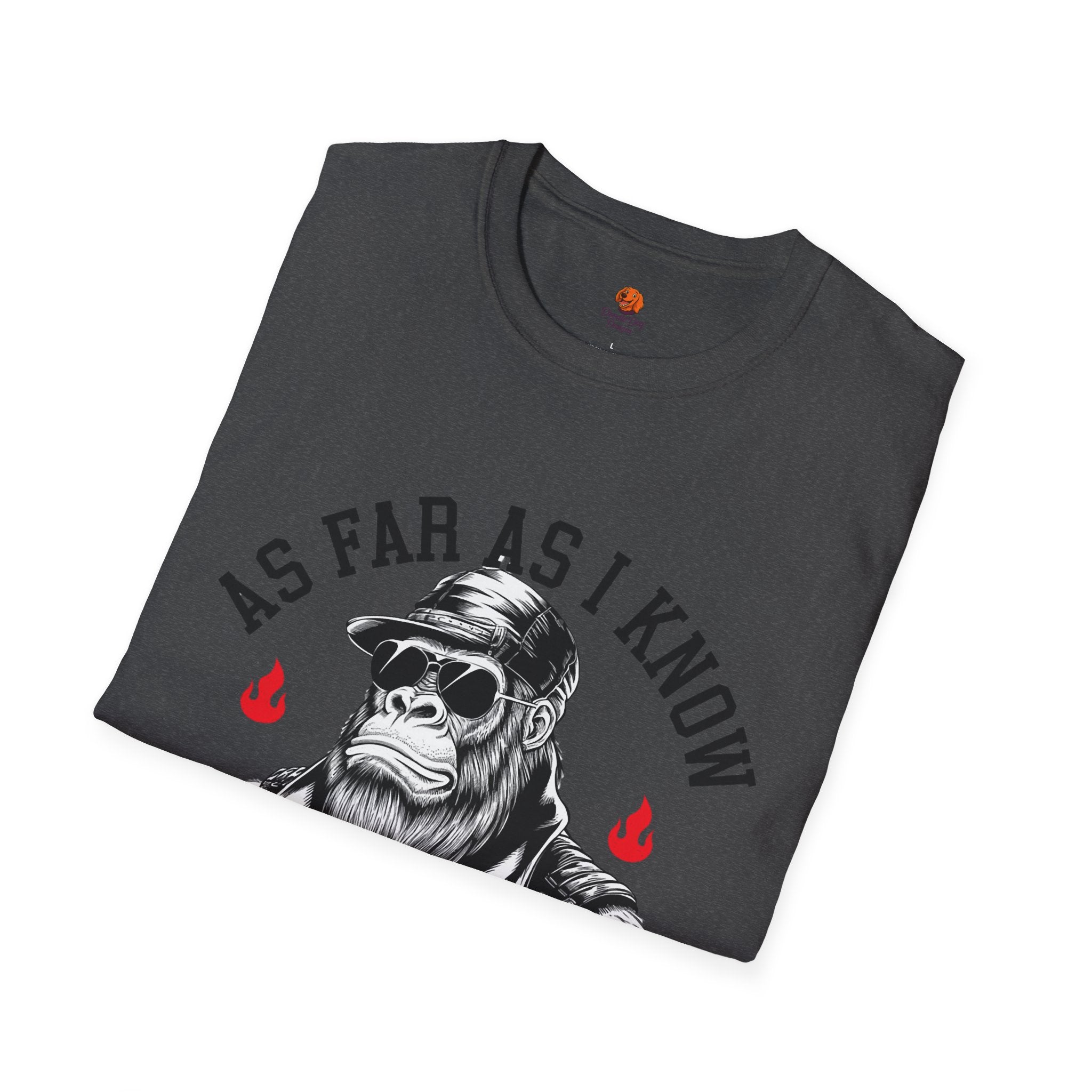 Delightful Ape Graphic T-Shirt — "As Far As I Know I'm Delightful" Vintage Monkey Tee