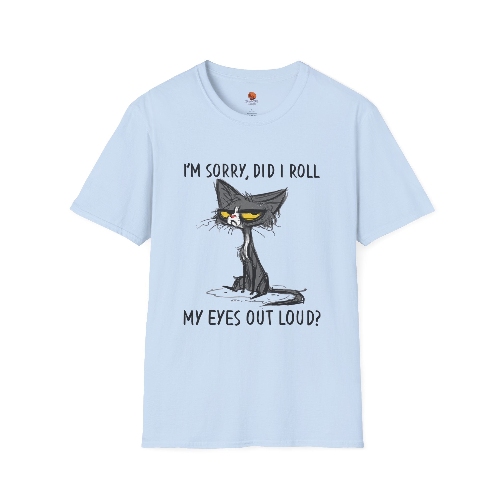 T-Shirt — "I'm Sorry, Did I Roll My Eyes Out Loud?" Grumpy Cat Graphic Tee