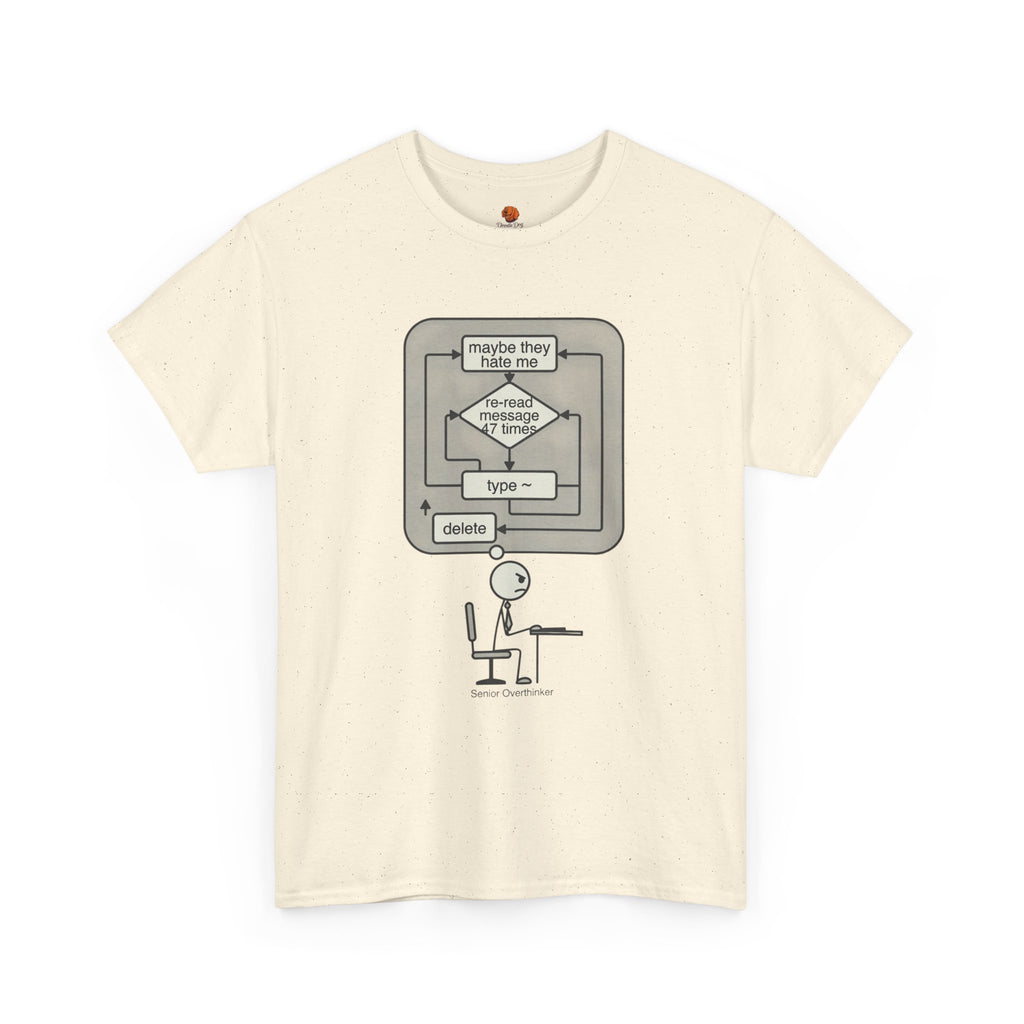 Programming Flowchart T‑Shirt — "maybe they hate me" Humorous Coder Tee