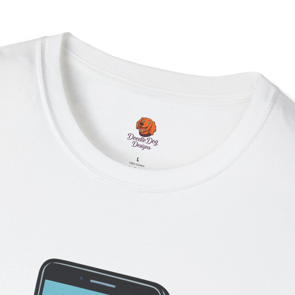 Phone Emoji T-Shirt — "You've Unlocked Me 37 Times Today" Funny Tech Tee