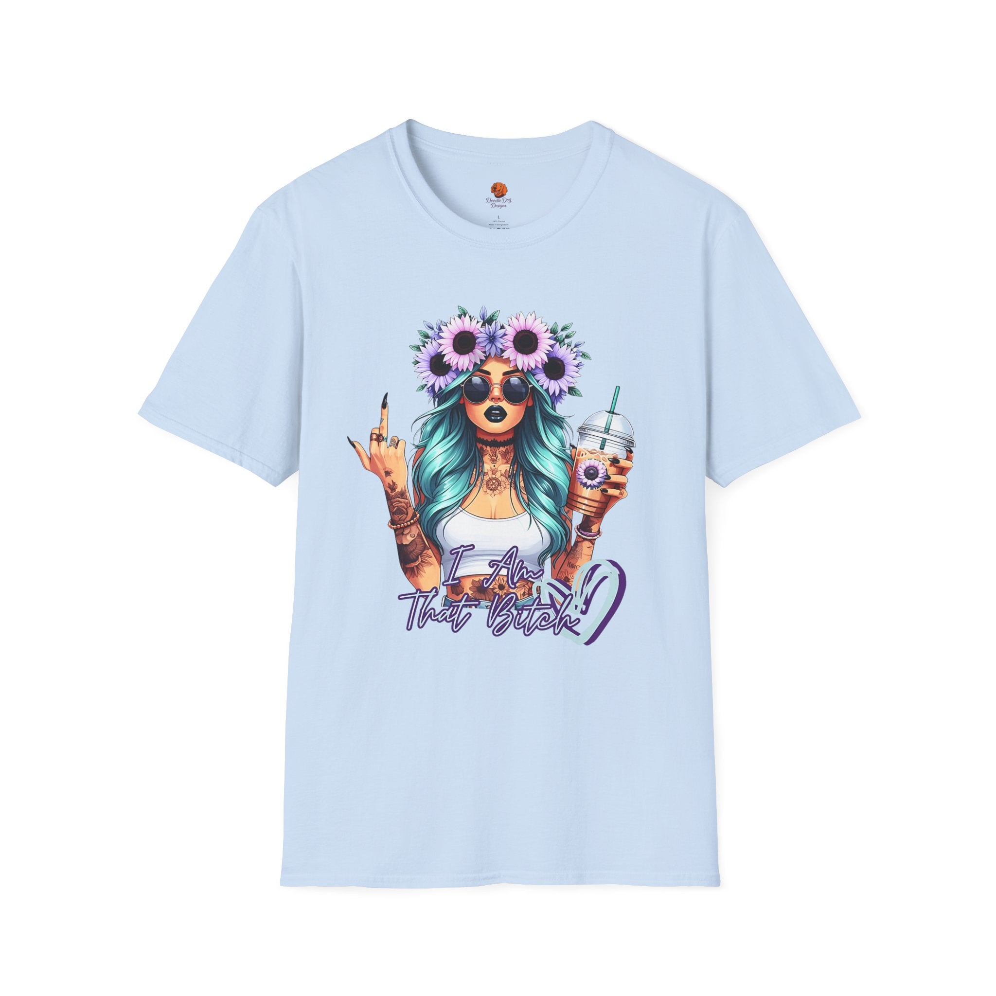 Girl Sunflower Crown T-Shirt