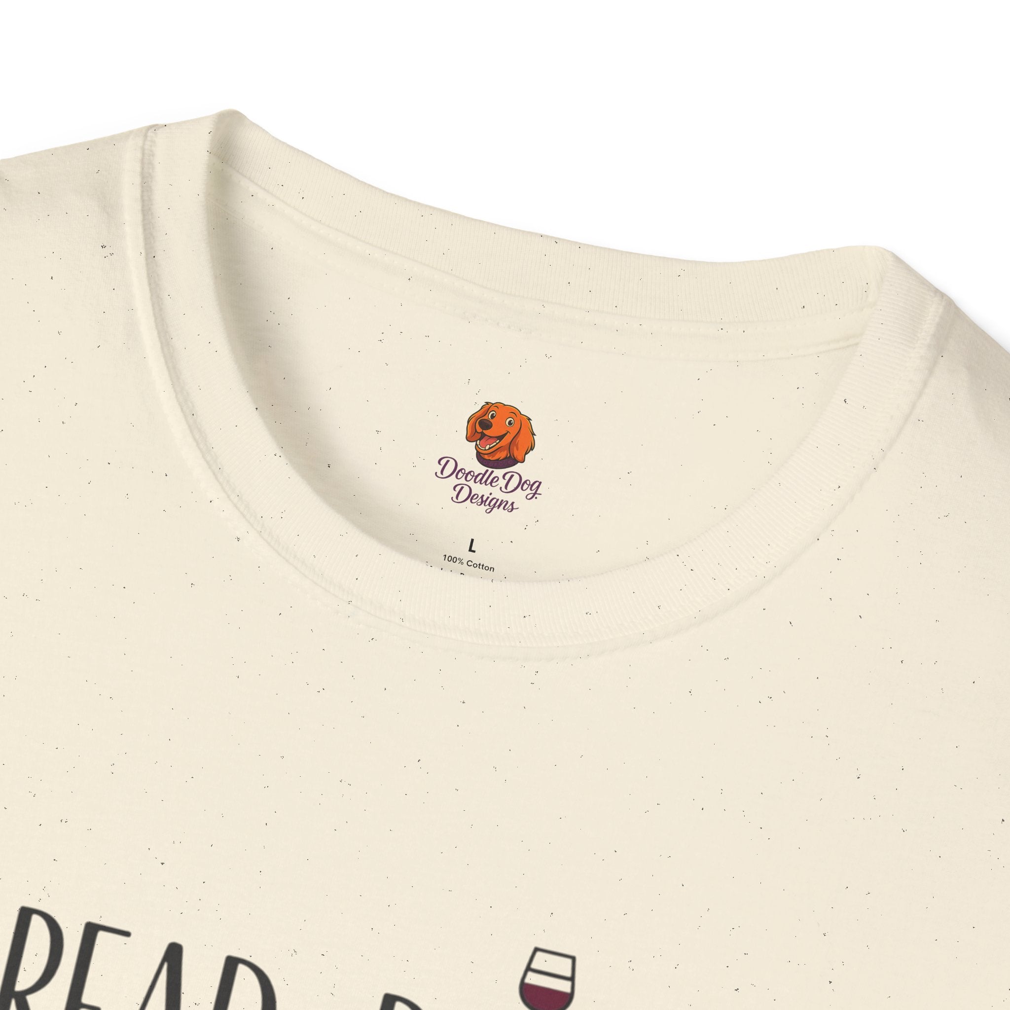 Read, Drink, Repeat T-Shirt — Wine & Book Lover Graphic Tee