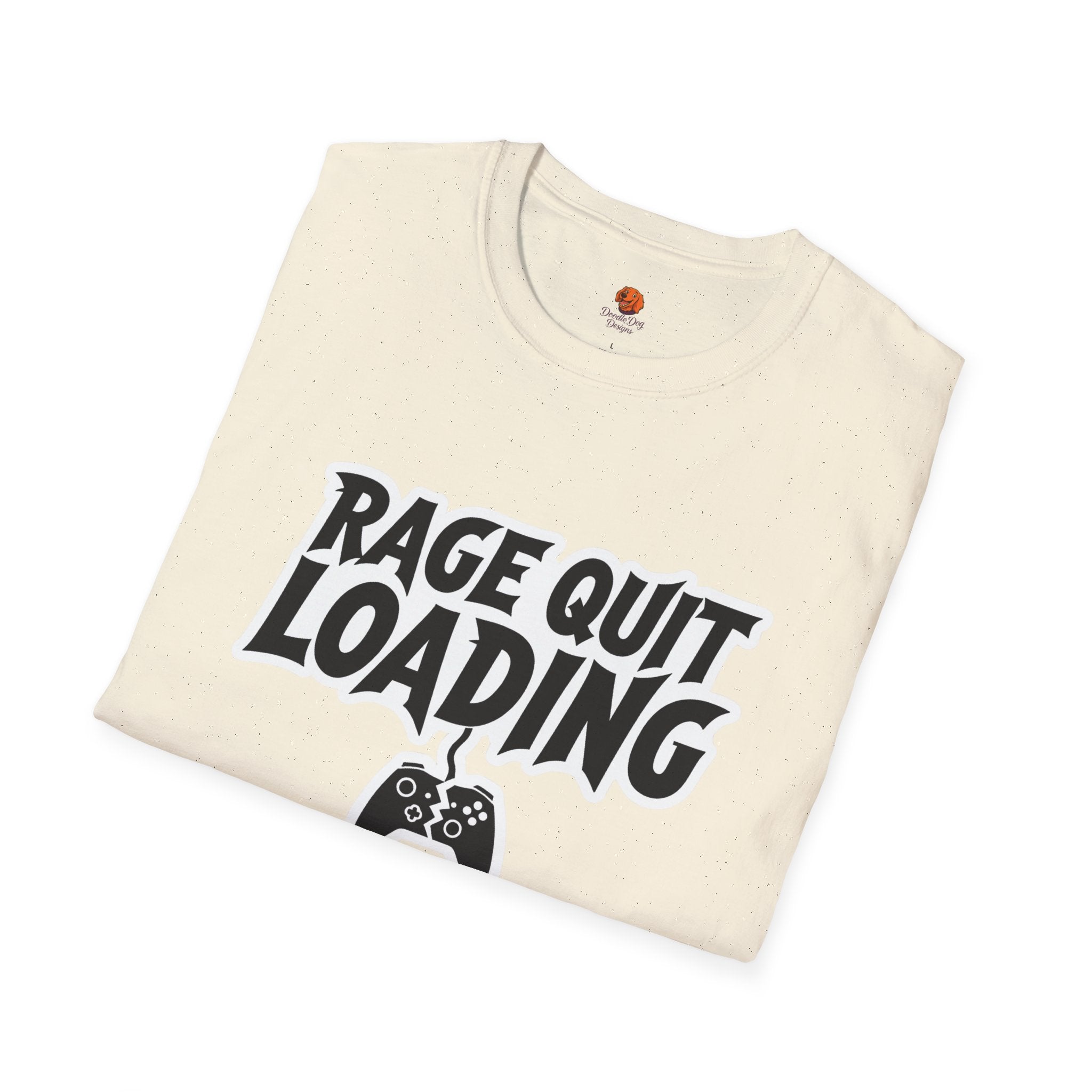 Rage Quit Loading Gamer T‑Shirt — Funny Video Game Controller Tee