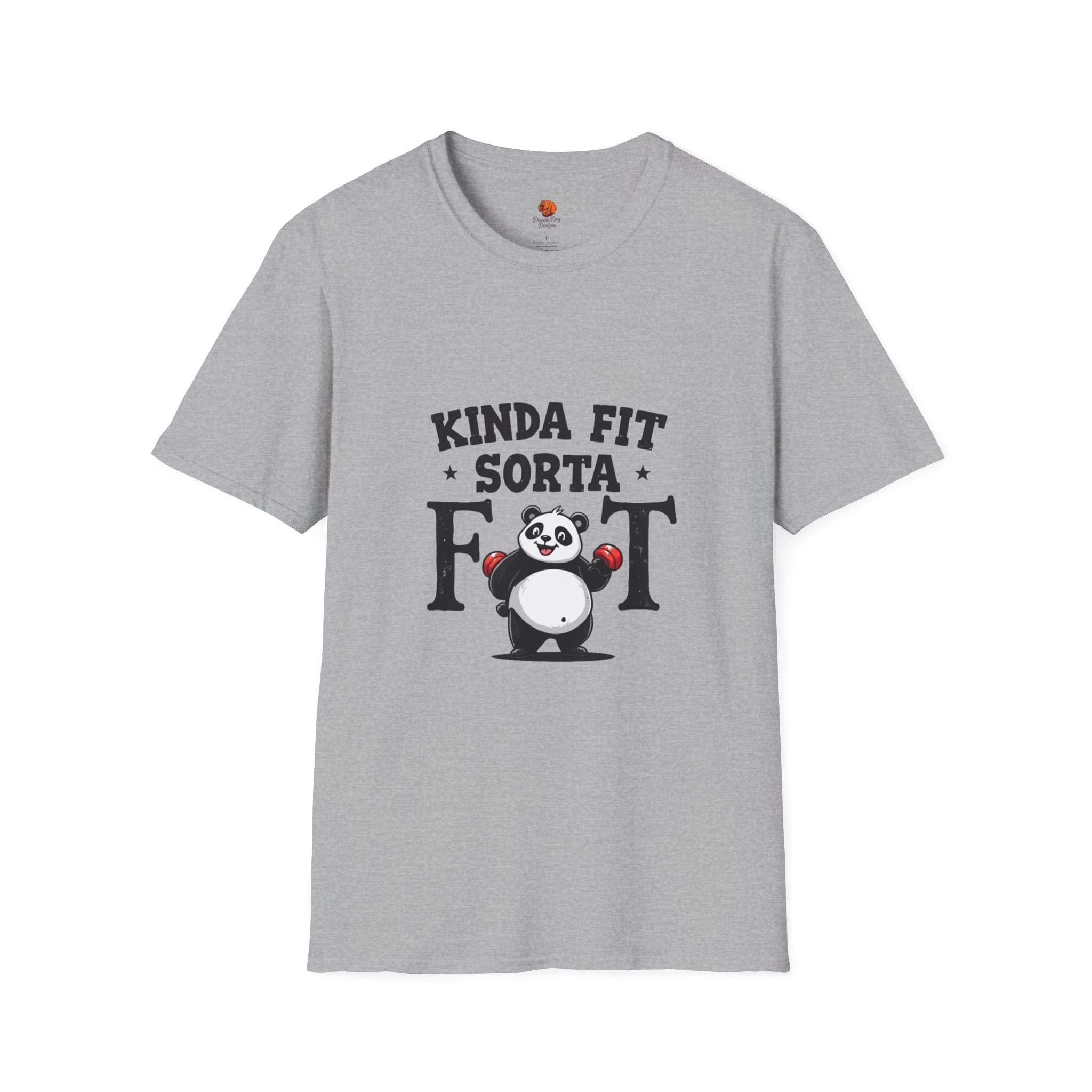 Panda 'Kinda Fit, Sorta Fat' T-Shirt Unisex