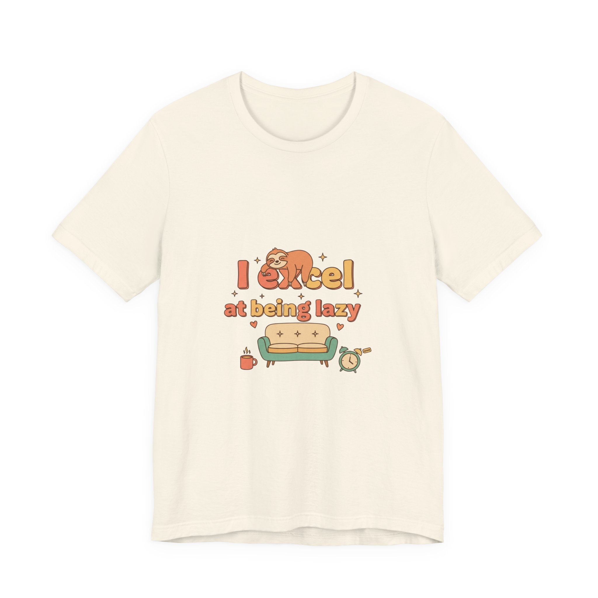 I Excel at Being Lazy Tee | trying era shirt, funny lazy tee