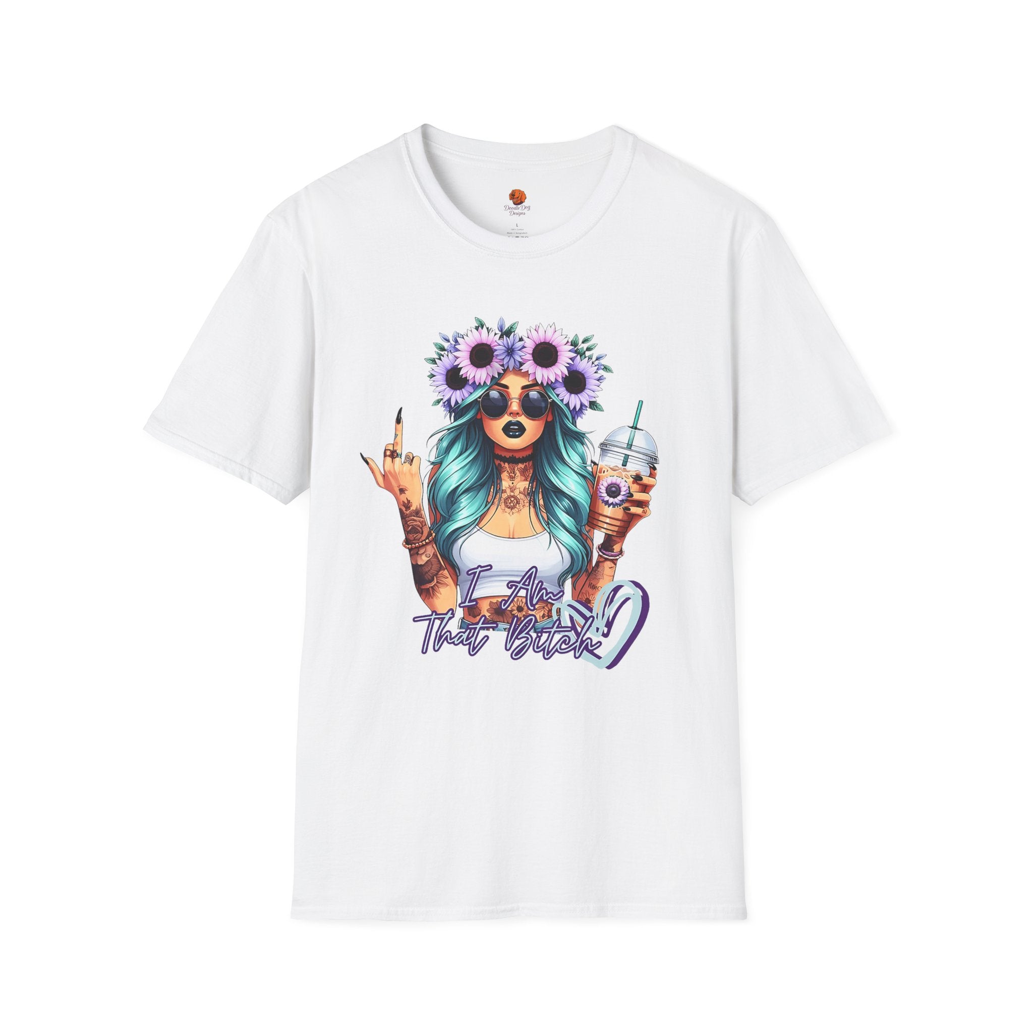 Girl Sunflower Crown T-Shirt