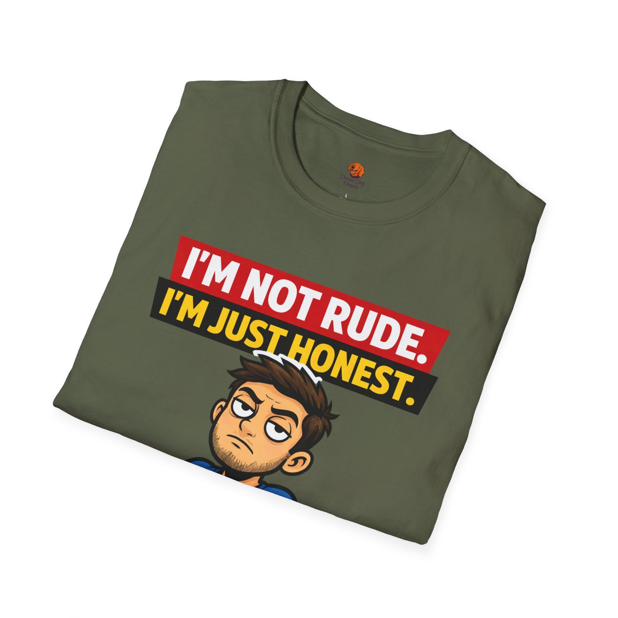 Funny 'I'm Not Rude, I'm Just Honest' Graphic T-Shirt