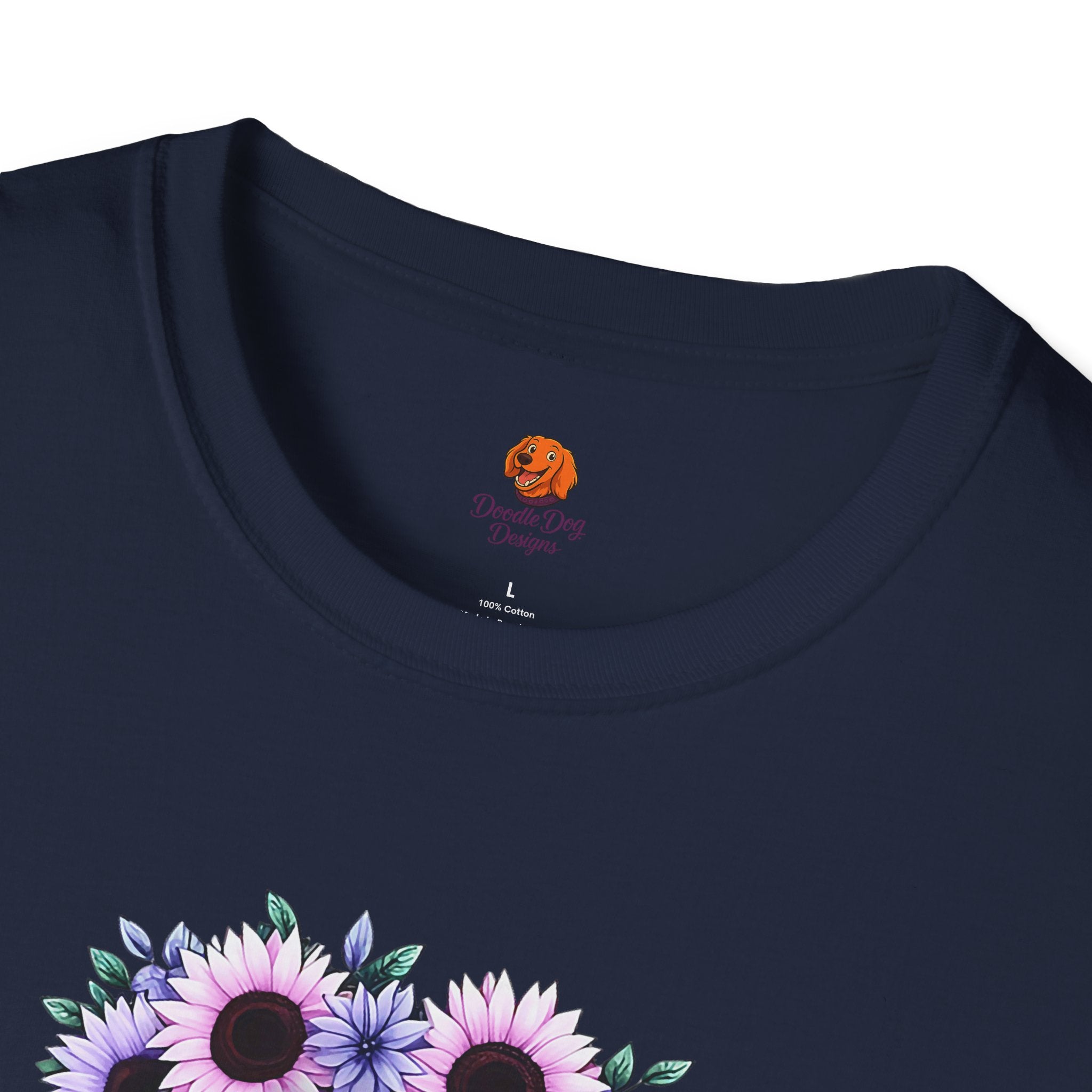 Girl Sunflower Crown T-Shirt