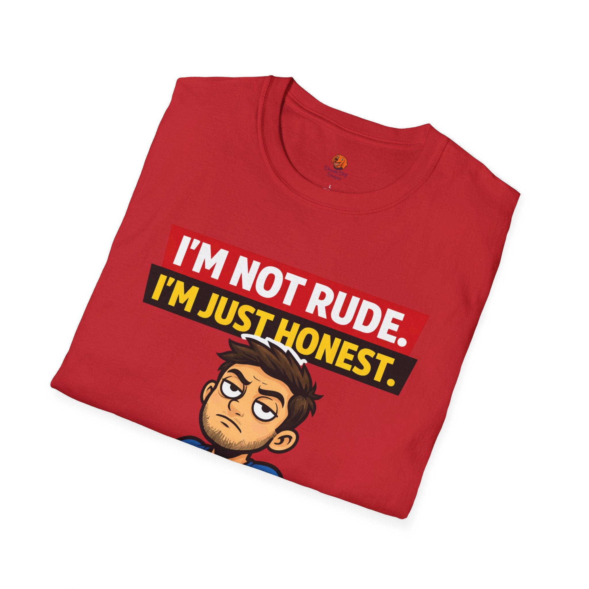Funny 'I'm Not Rude, I'm Just Honest' Graphic T-Shirt