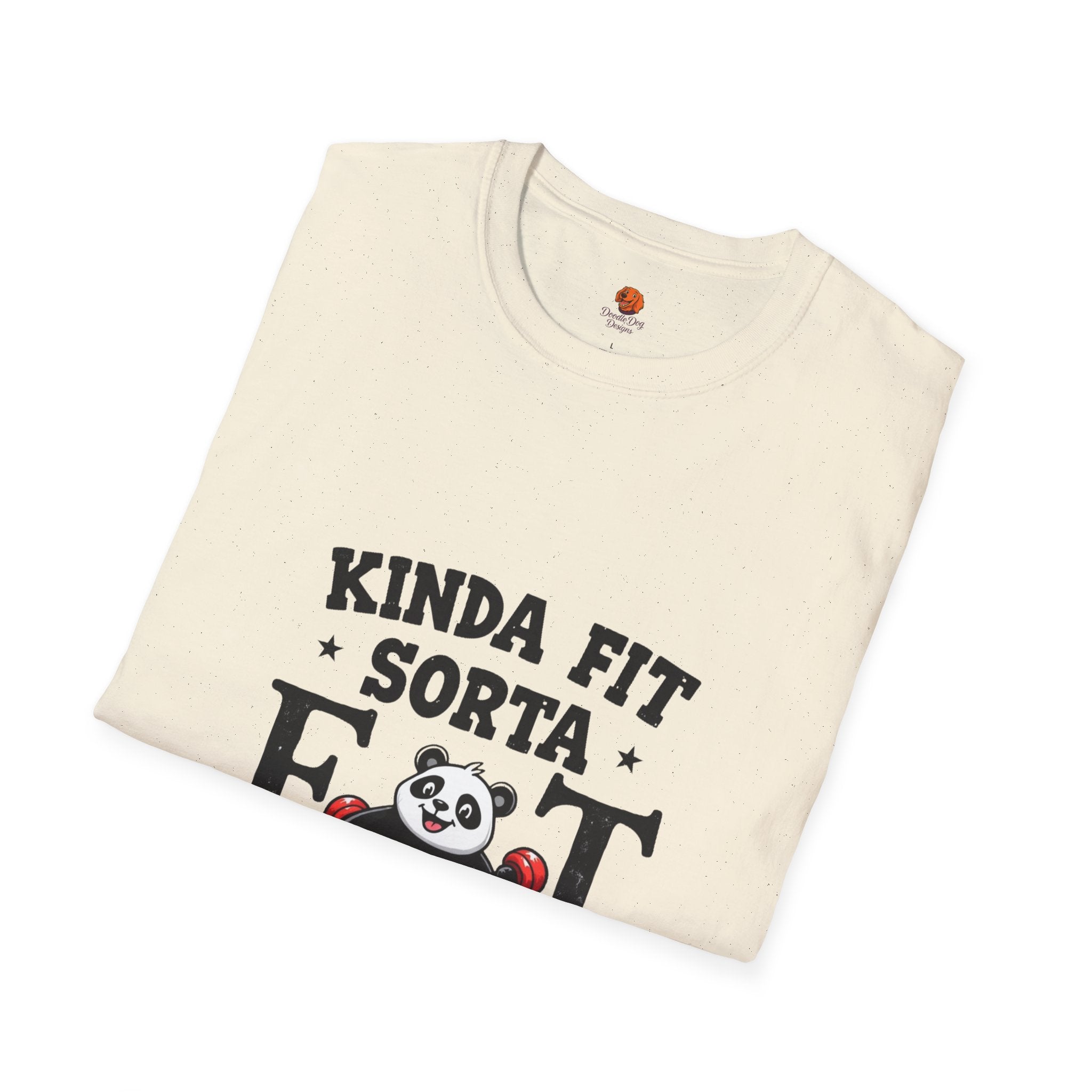 Panda 'Kinda Fit, Sorta Fat' T-Shirt Unisex