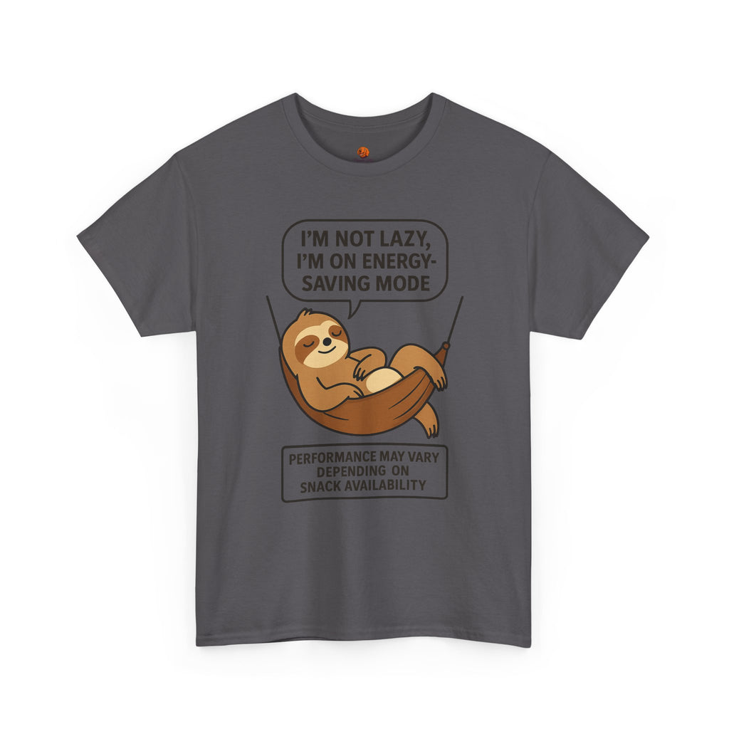 Sloth Energy-Saving Tee – "I'm Not Lazy, I'm On Energy-Saving Mode" Cotton Shirt