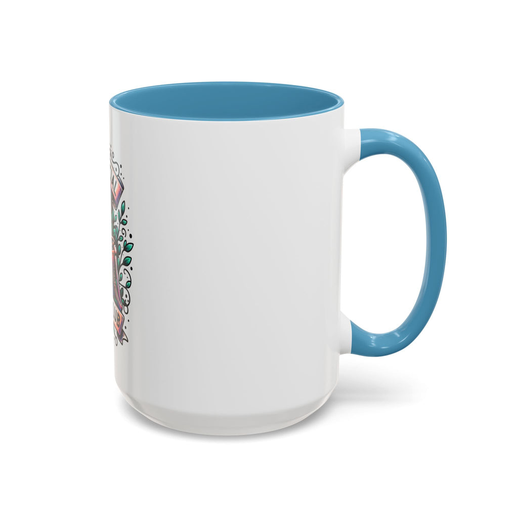 Accent Mug — "Anti-Social Book Club" Skull & Book Coffee Mug (11/15oz)