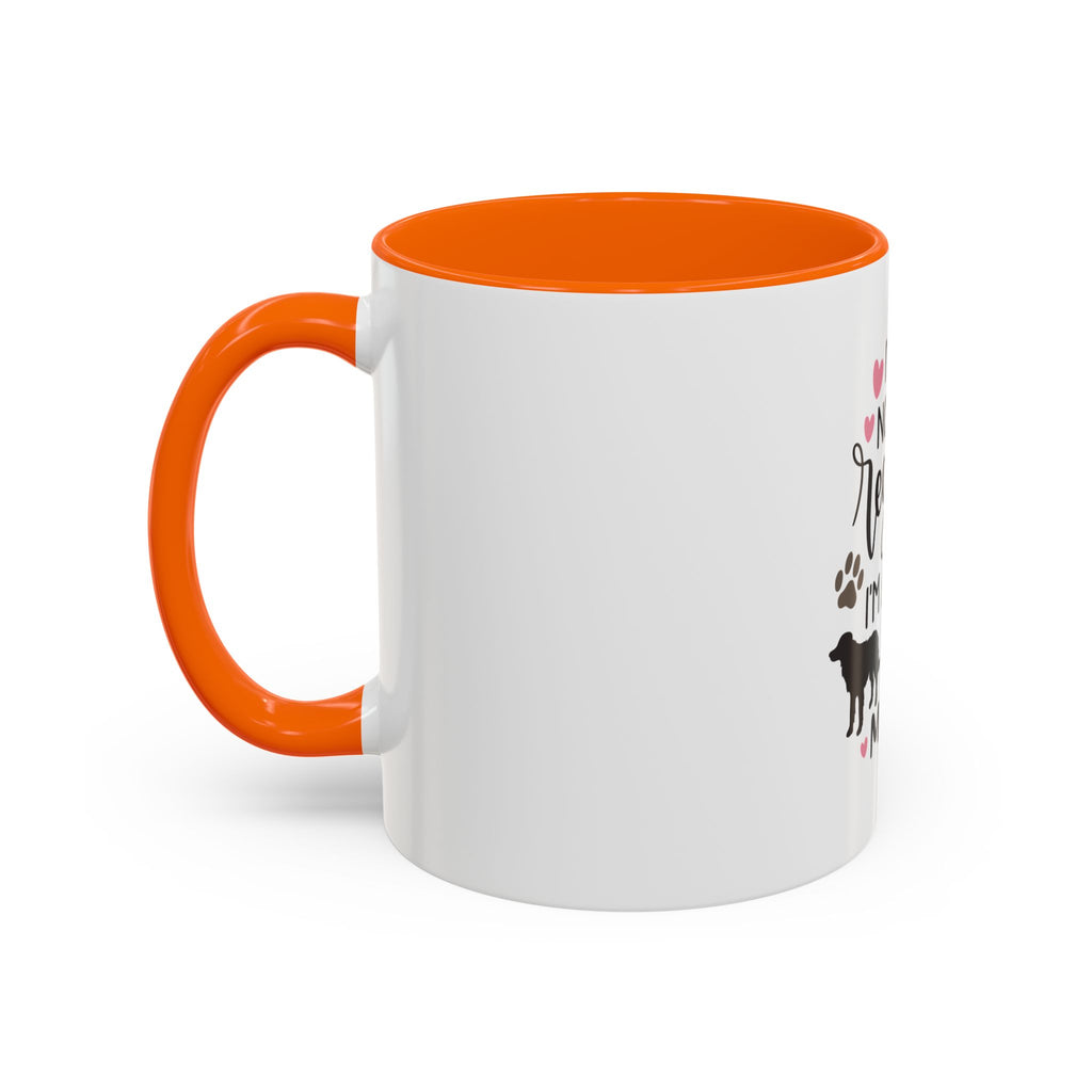 Dog Mom Coffee Mug — "I'm Not a Regular Mom, I'm a Dog Mom" Accent Mug