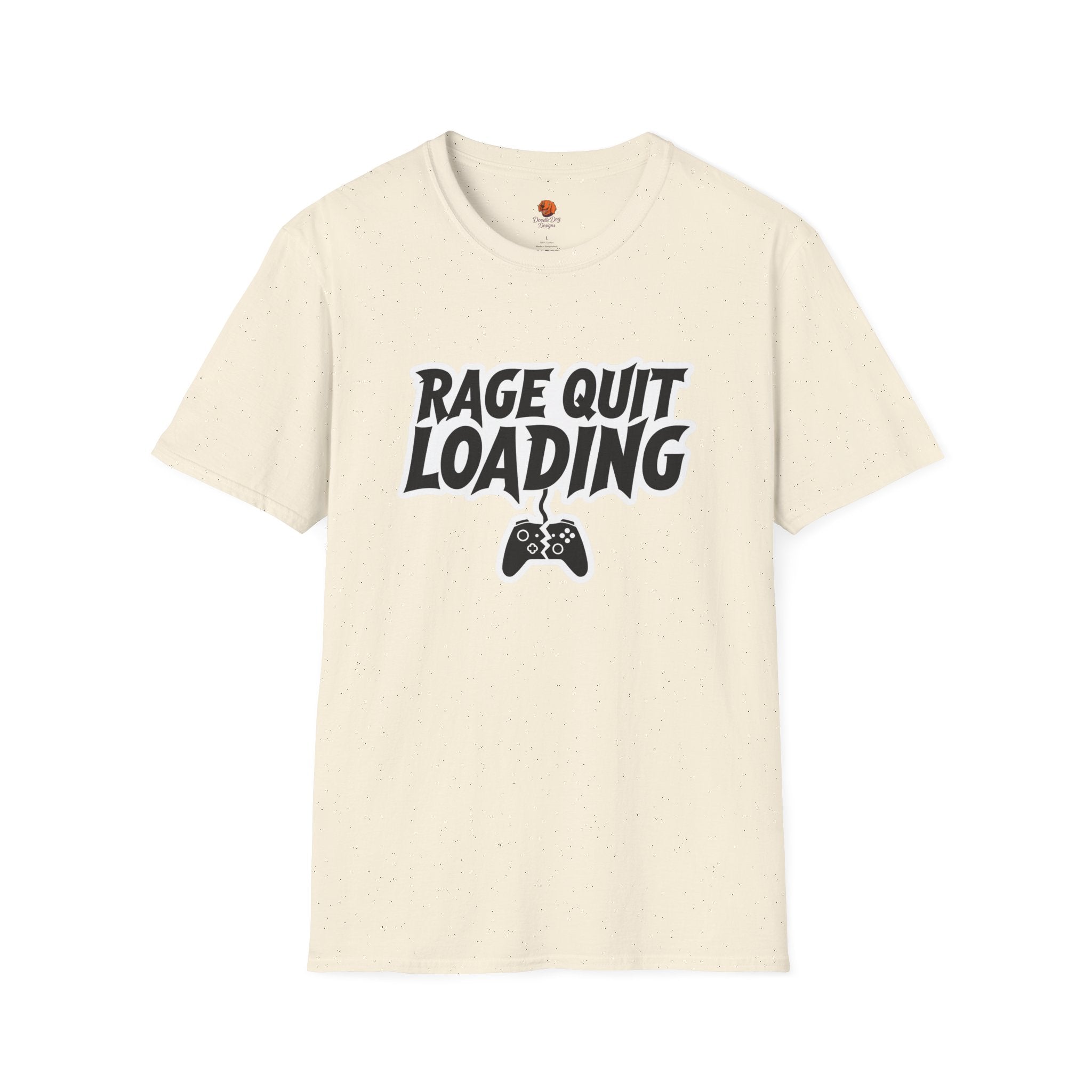 Rage Quit Loading Gamer T‑Shirt — Funny Video Game Controller Tee