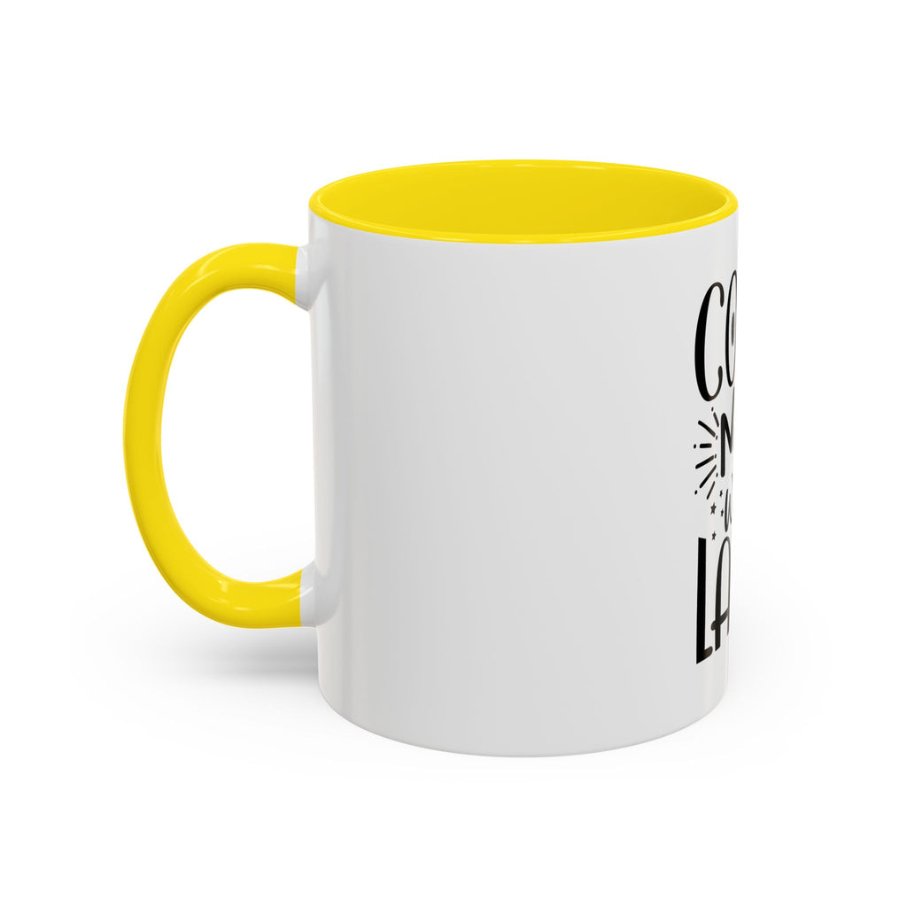 Coffee Now, Wine Later Accent Mug (11/15oz)
