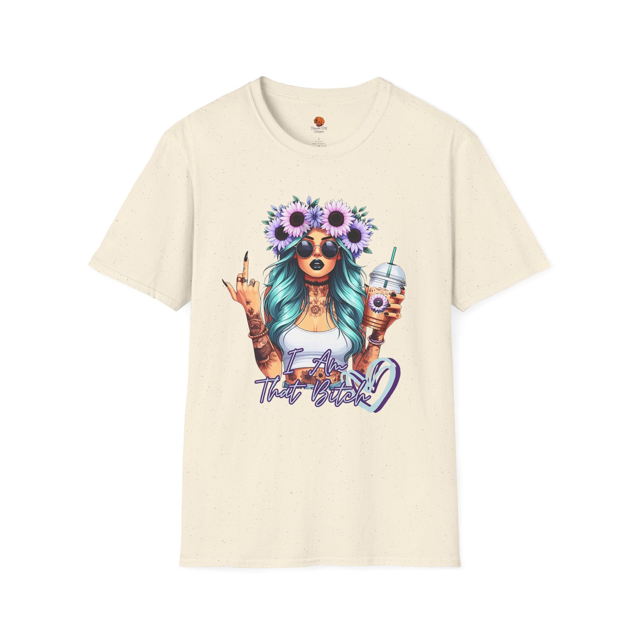 Girl Sunflower Crown T-Shirt
