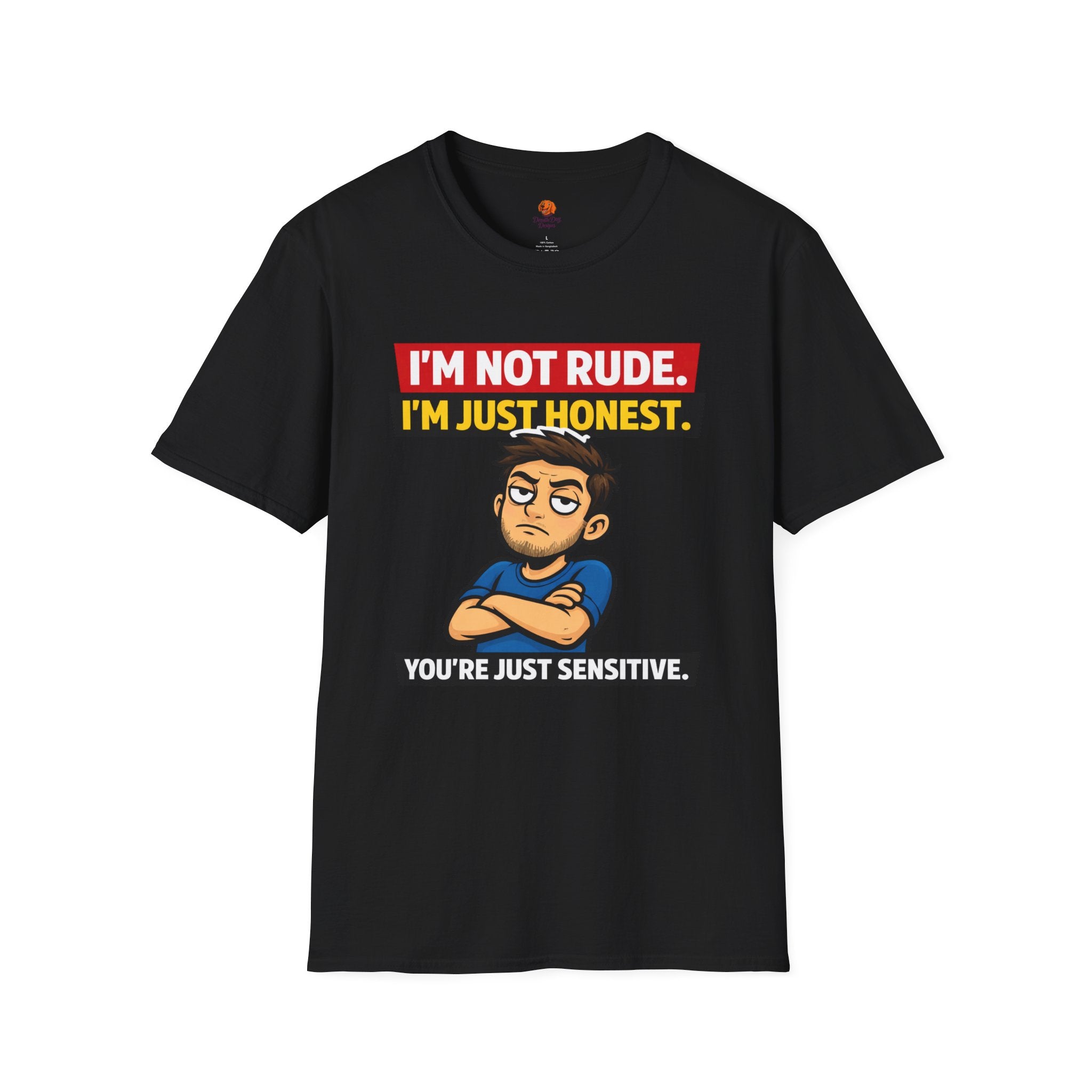 Funny 'I'm Not Rude, I'm Just Honest' Graphic T-Shirt