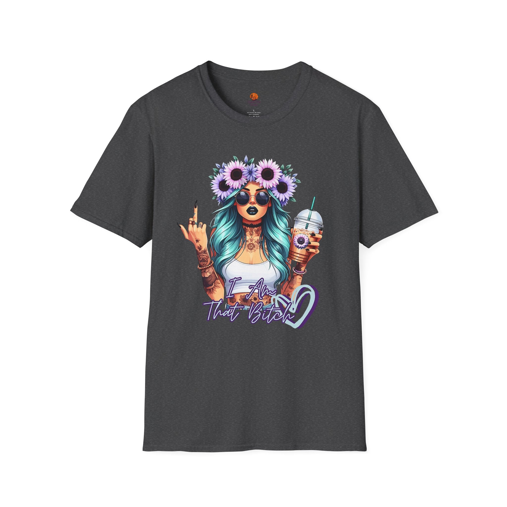 Girl Sunflower Crown T-Shirt