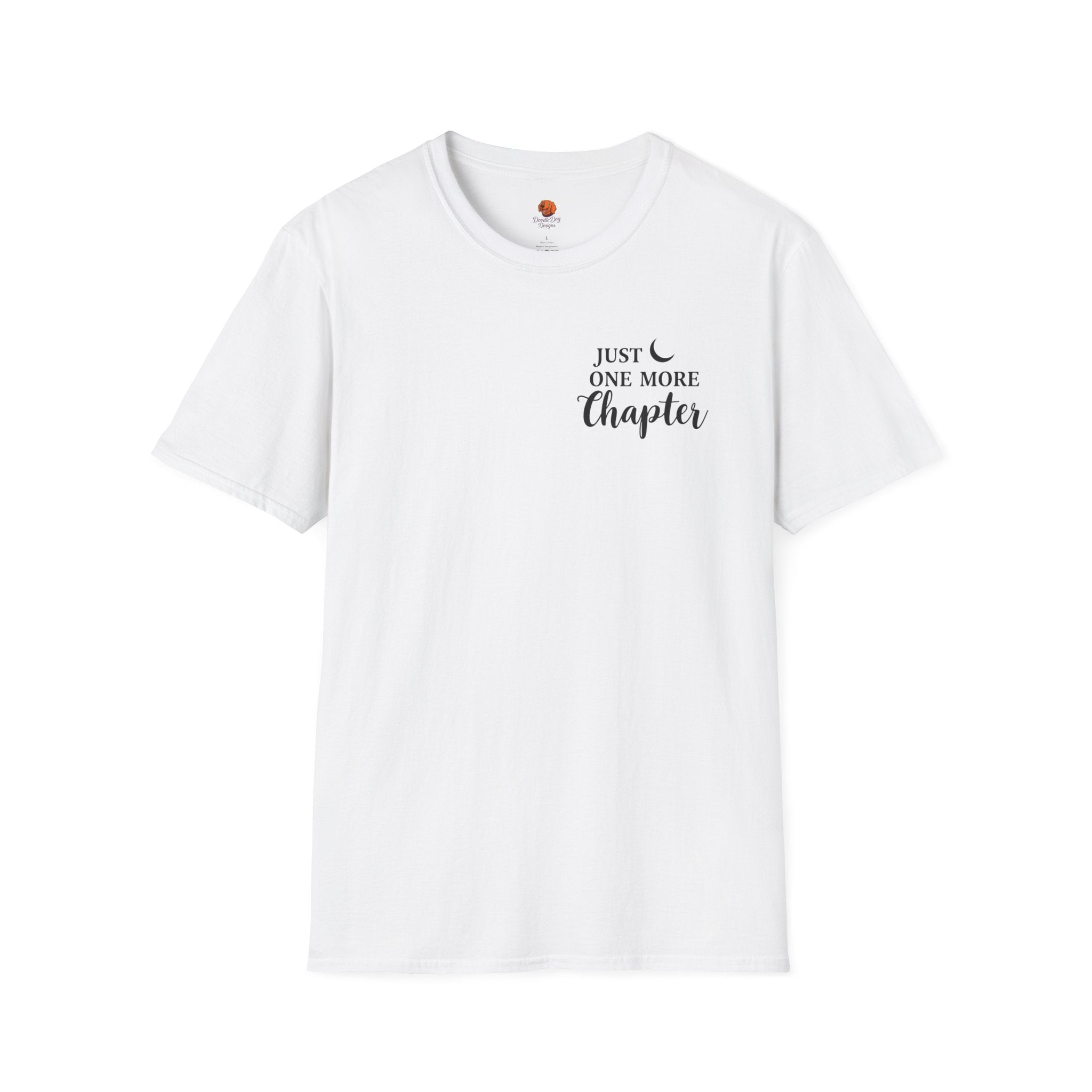 Just One More Chapter T-Shirt — Reading Book Lover Graphic Tee