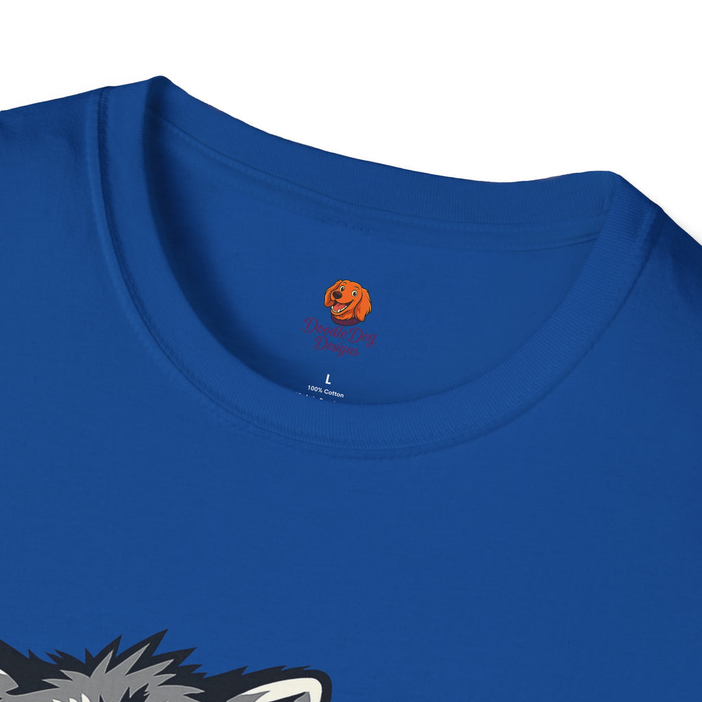 Raccoon Morning Coffee T-Shirt — Cute Lazy Animal Tee