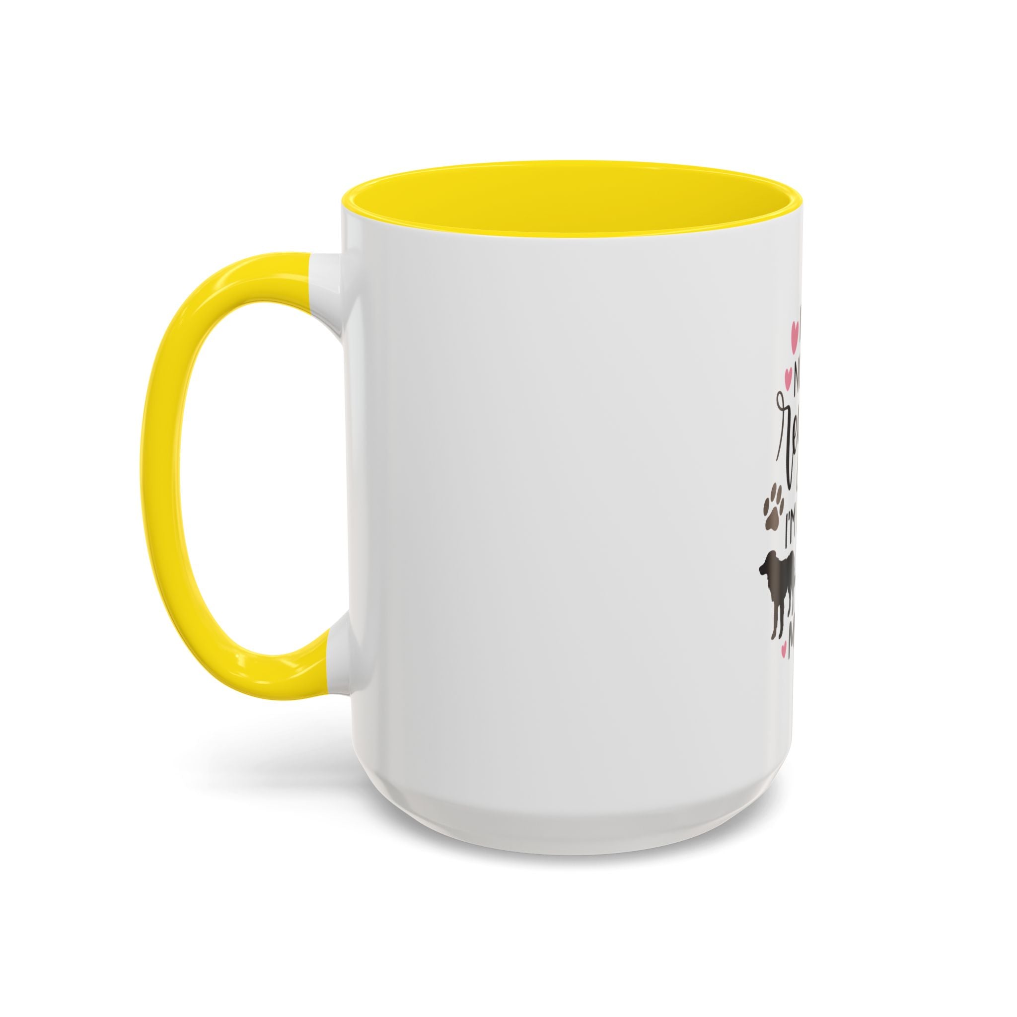 Dog Mom Coffee Mug — "I'm Not a Regular Mom, I'm a Dog Mom" Accent Mug