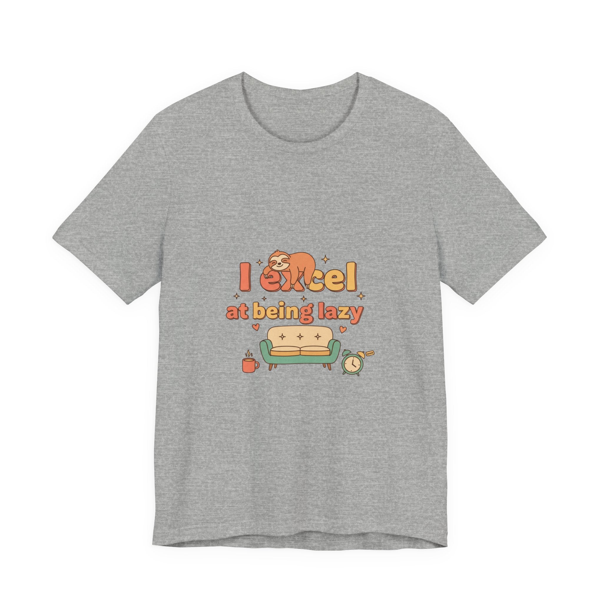 I Excel at Being Lazy Tee | trying era shirt, funny lazy tee