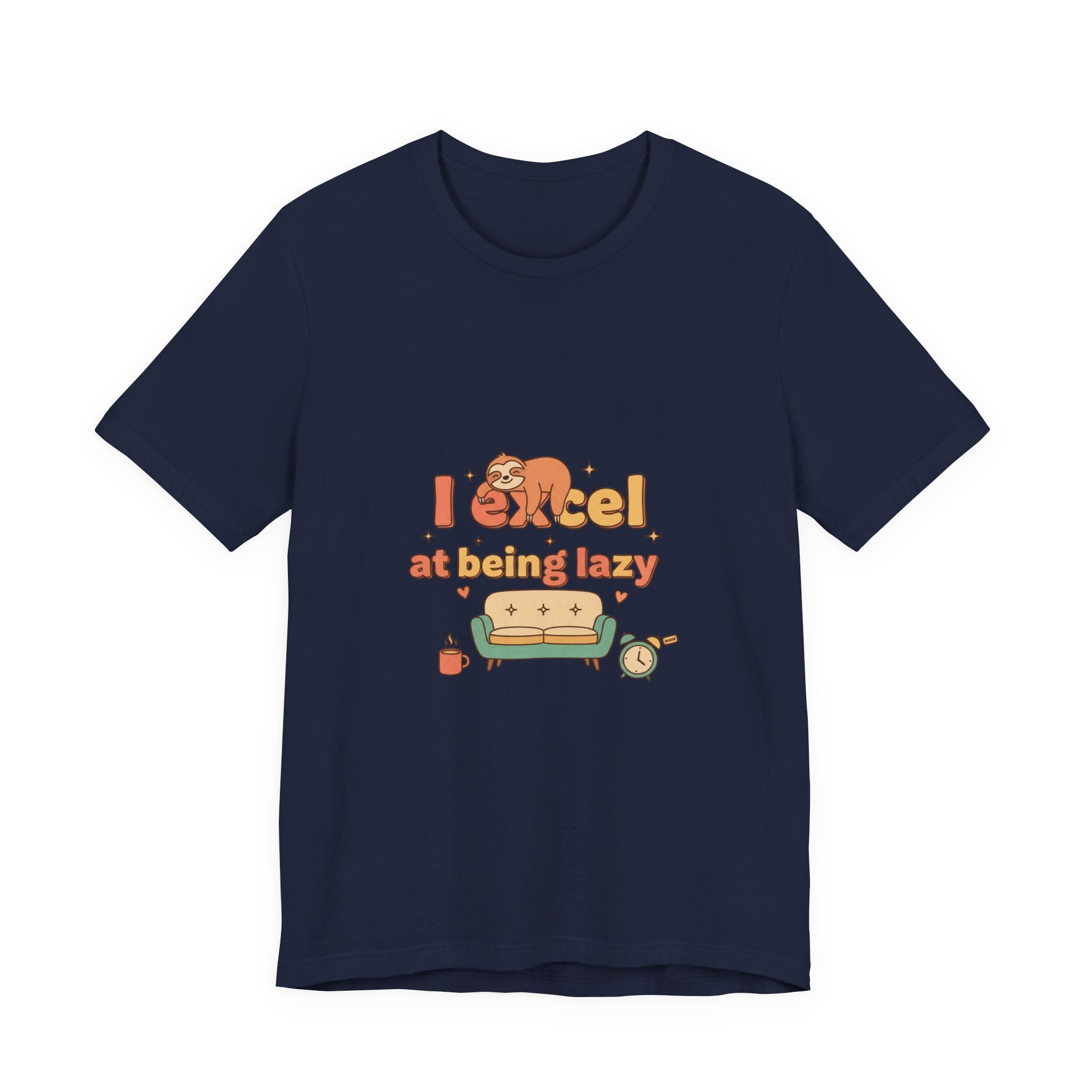 I Excel at Being Lazy Tee | trying era shirt, funny lazy tee