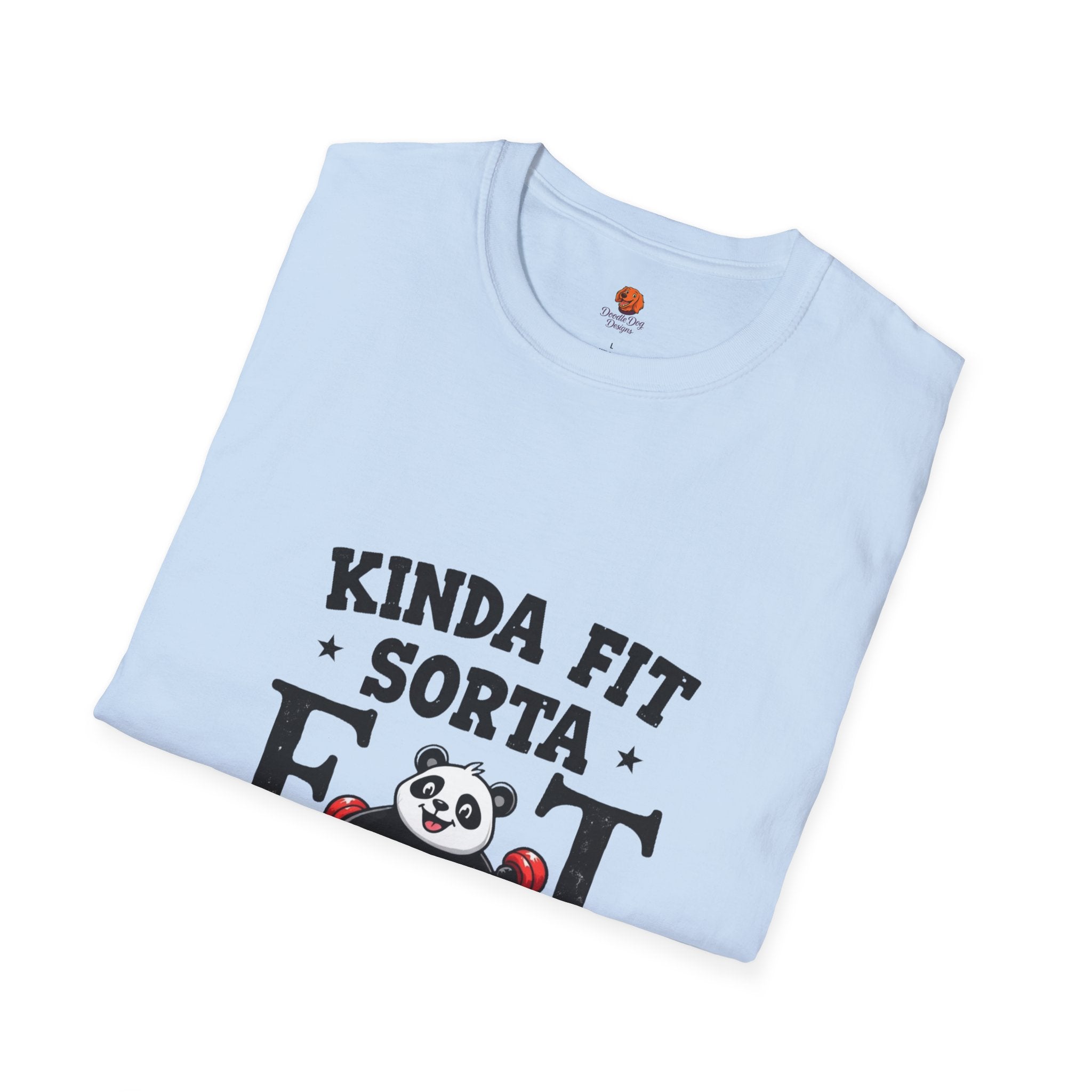 Panda 'Kinda Fit, Sorta Fat' T-Shirt Unisex